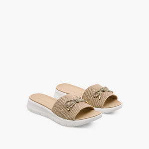 صندل فلاينت بفيونكة مزينة للنساء من لو كونفورت-women-shoes-sandals-heeled-image-1