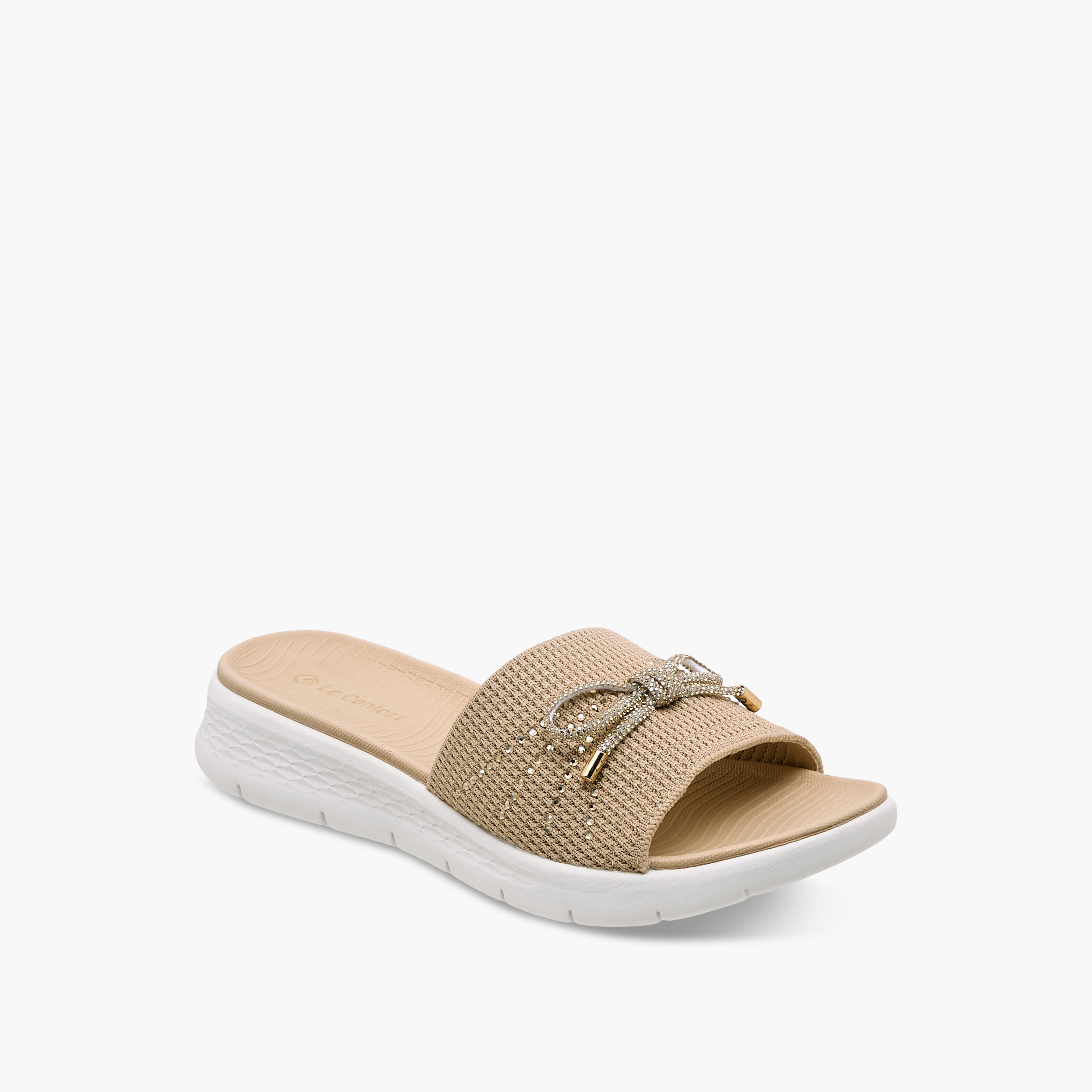 صندل فلاينت بفيونكة مزينة للنساء من لو كونفورت-women-shoes-sandals-heeled-image-2