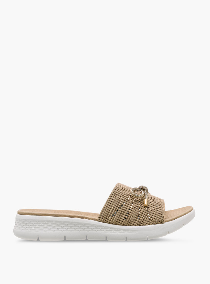 صندل فلاينت بفيونكة مزينة للنساء من لو كونفورت-women-shoes-sandals-heeled-image-3