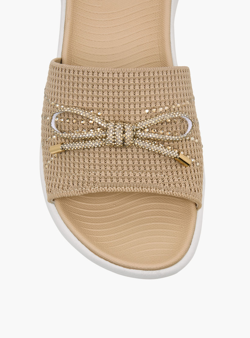 صندل فلاينت بفيونكة مزينة للنساء من لو كونفورت-women-shoes-sandals-heeled-image-4
