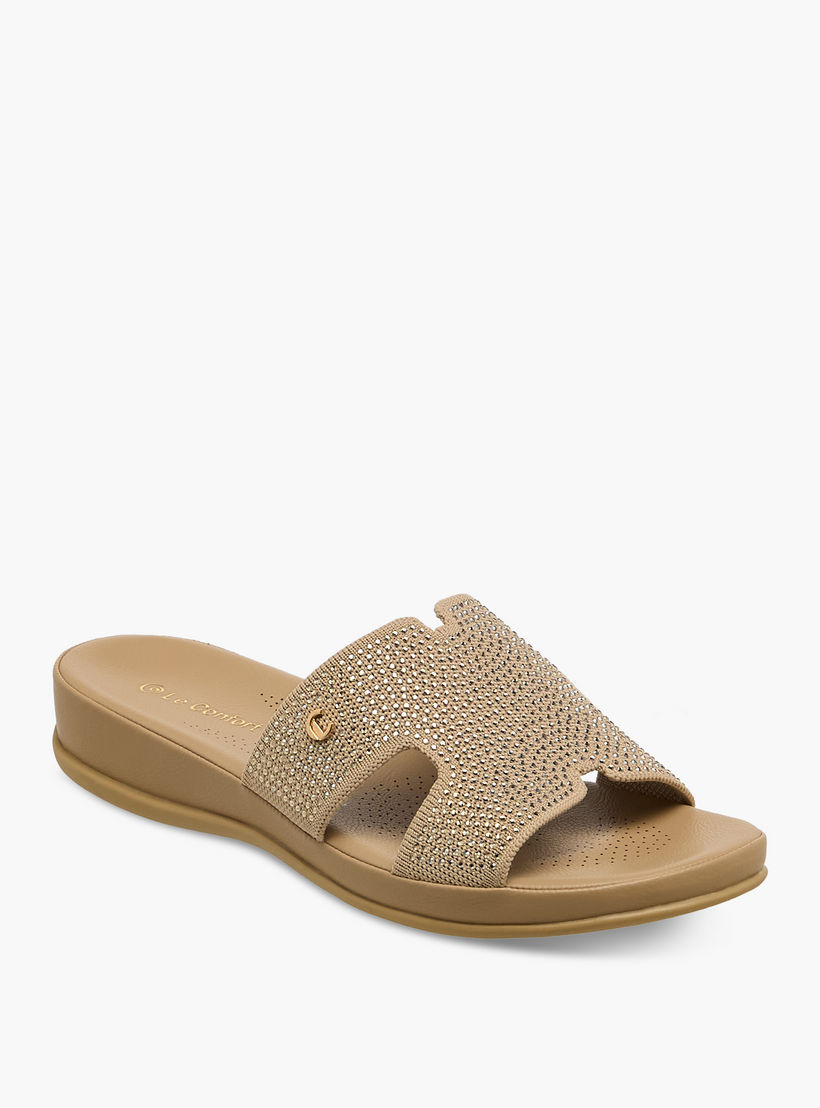 صندل سهل الارتداء بتزيينات للنساء من لو كونفورت-women-shoes-flats-sandals-image-2