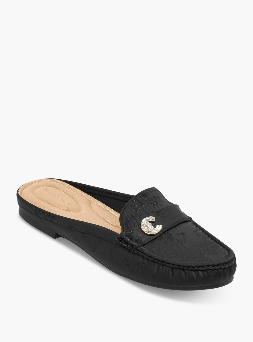 حذاء ميول جاكار للنساء من لو كونفورت-women-shoes-flats-mules-image-2
