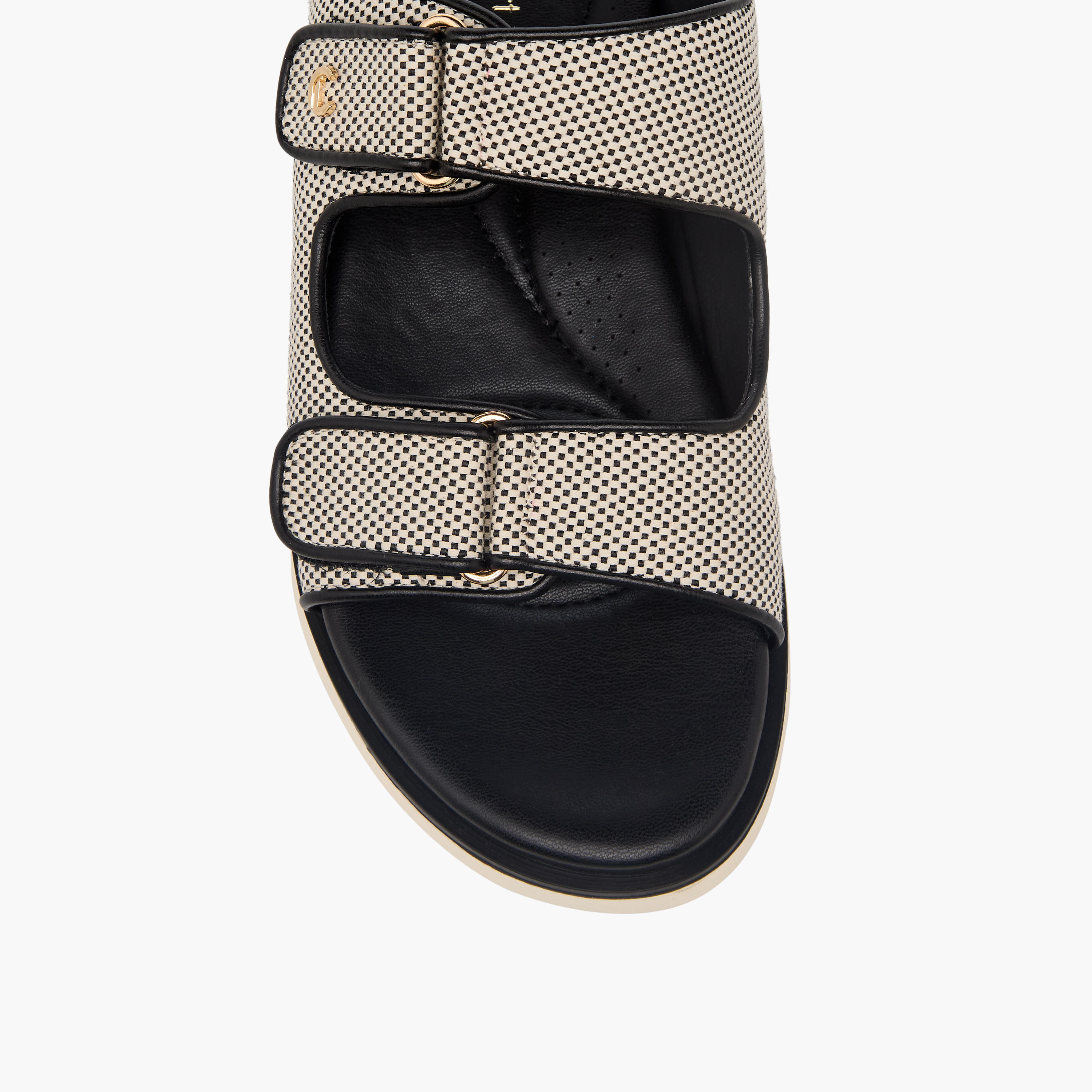 صندل مريح سهل الارتداء بملمس مموج بارز للنساء من لو كونفورت-women-shoes-flats-sandals-image-4