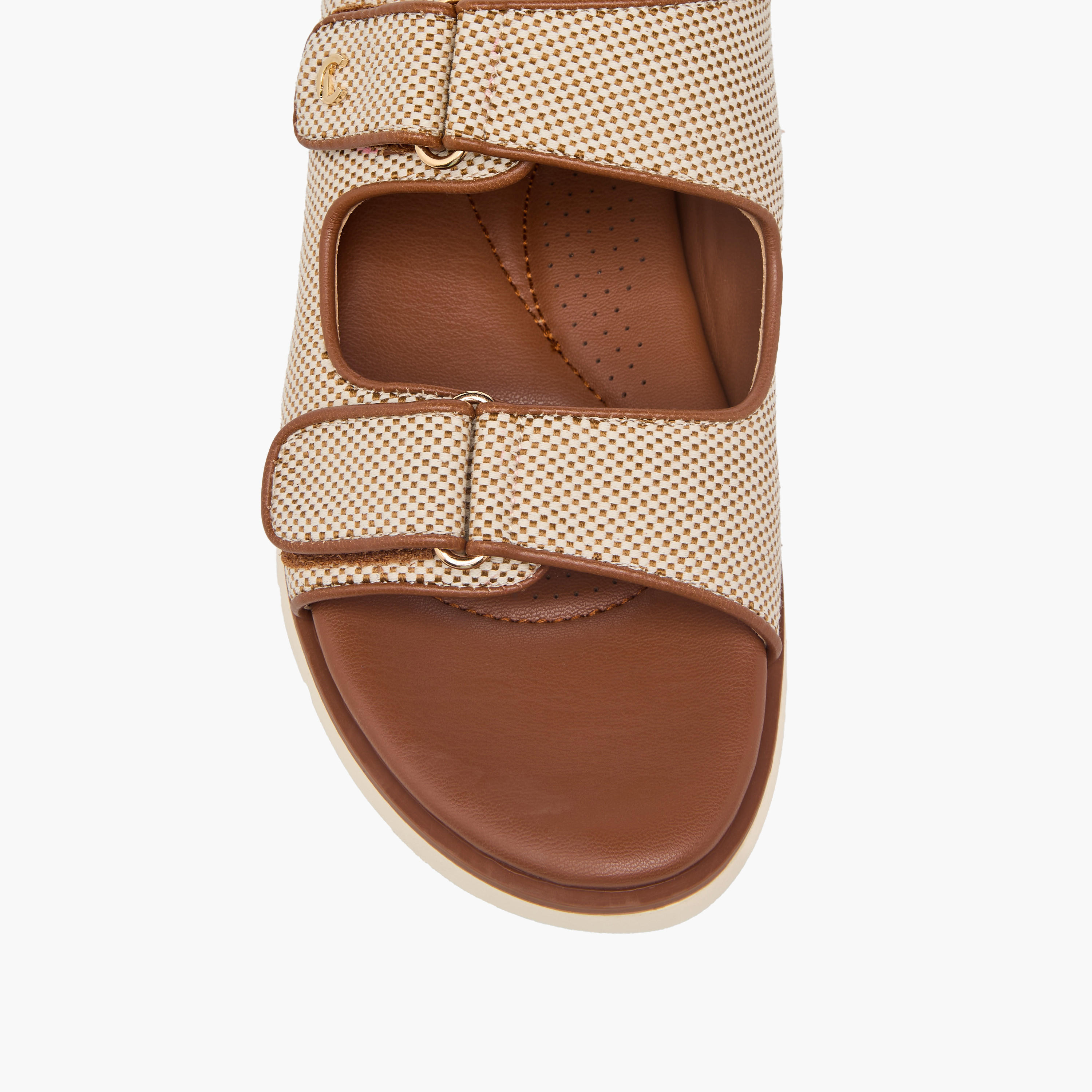 صندل مريح سهل الارتداء بملمس مموج بارز للنساء من لو كونفورت-women-shoes-flats-sandals-image-4