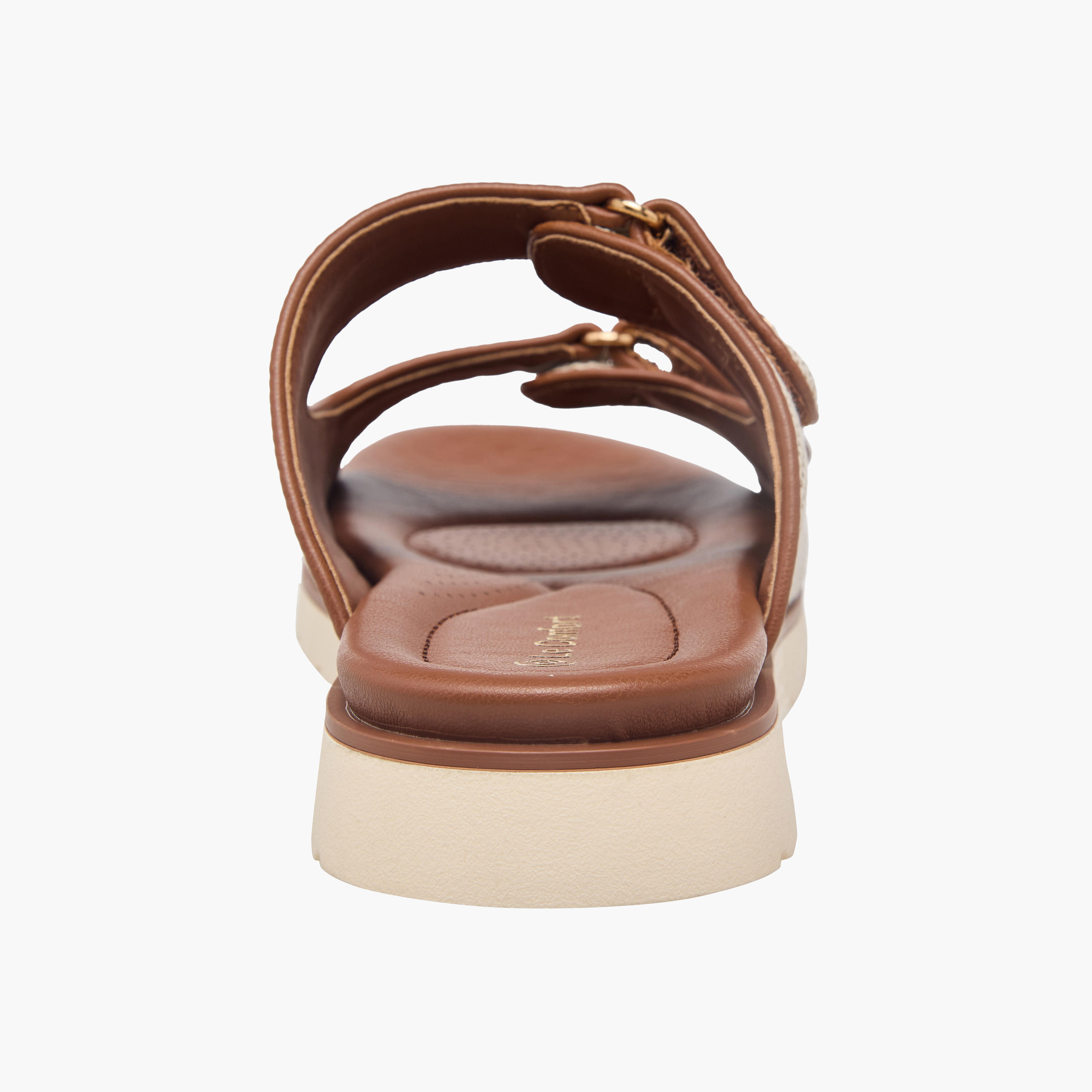 صندل مريح سهل الارتداء بملمس مموج بارز للنساء من لو كونفورت-women-shoes-flats-sandals-image-5