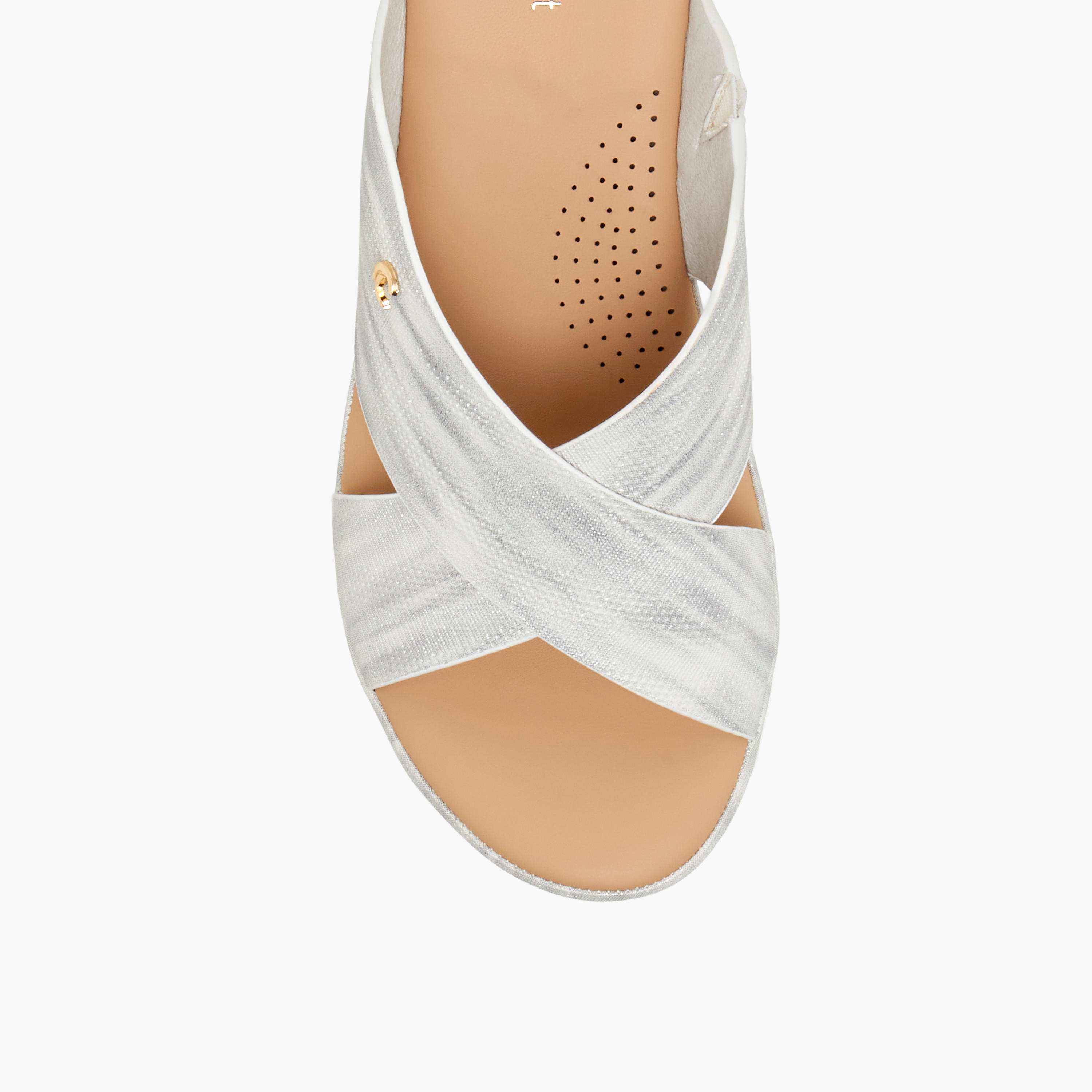 صندل بحزام متقاطع وكعب ويدج للنساء من لو كونفورت-women-shoes-sandals-heeled-image-4