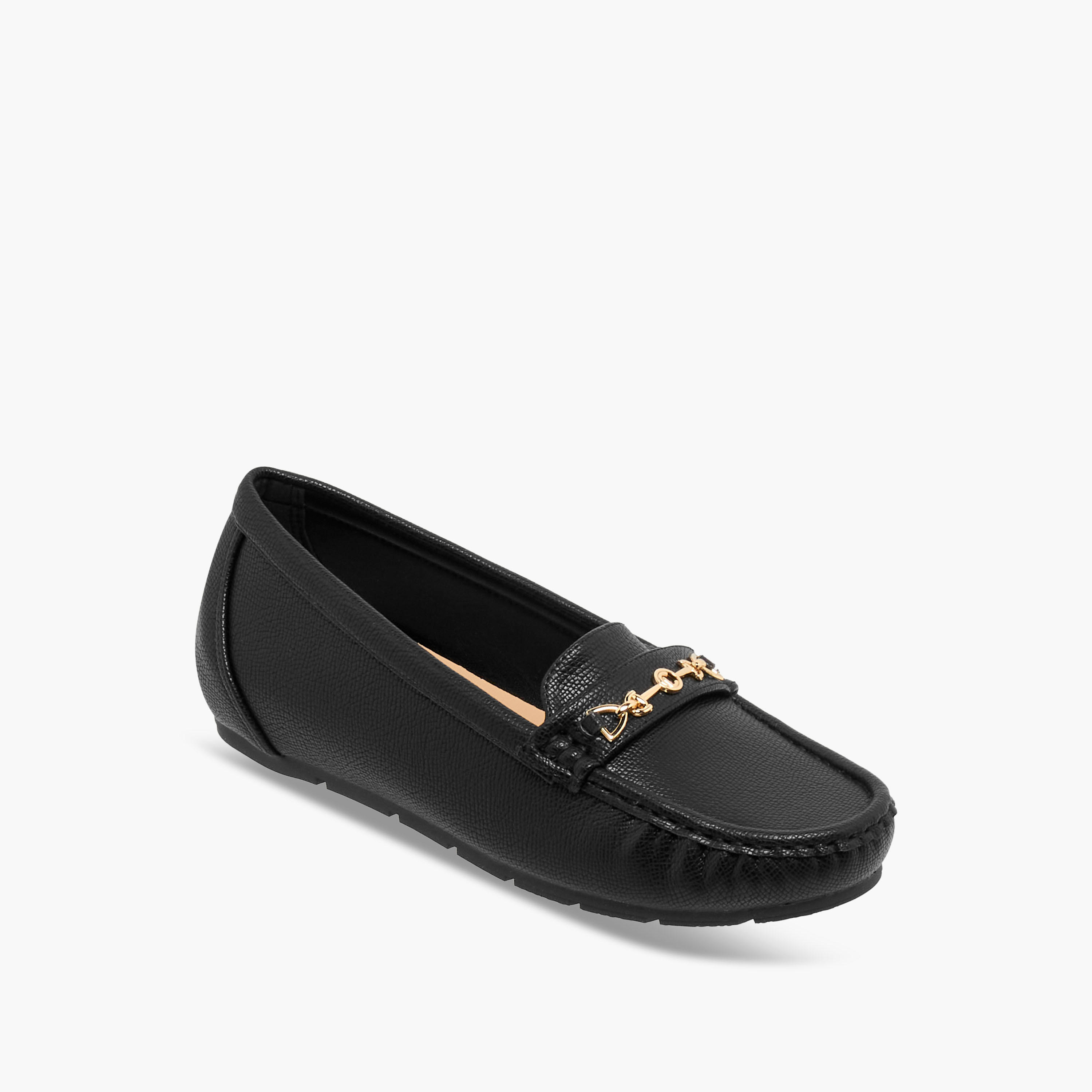 حذاء لوفر نسائي سهل الارتداء من لو كونفورت-women-shoes-flats-loafers-image-3