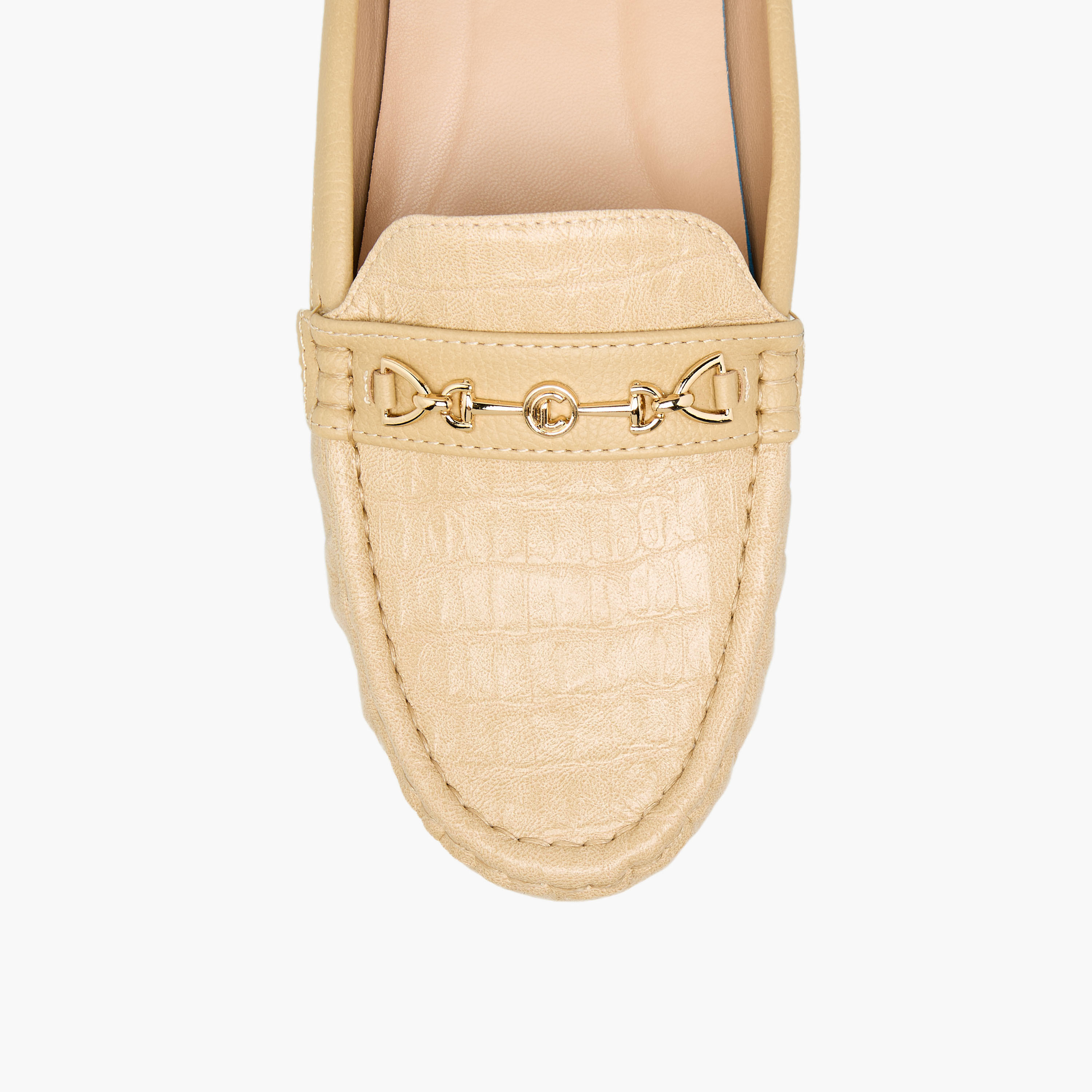 حذاء ميول بزينة معدن للنساء من لو كونفورت-women-shoes-flats-mules-image-4