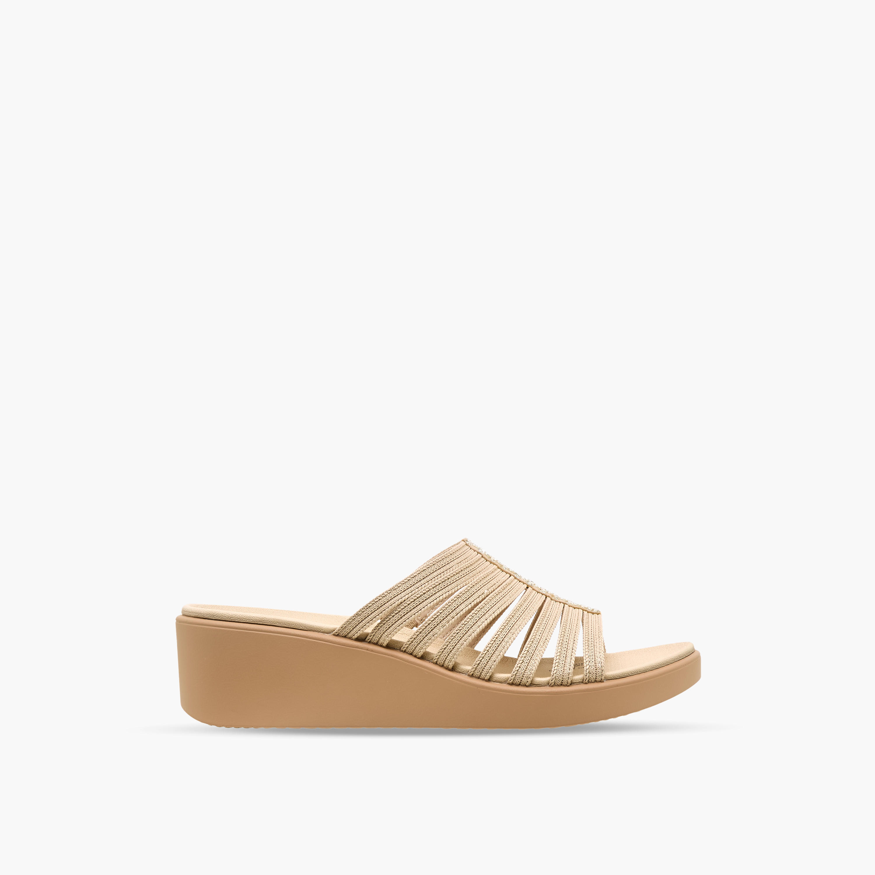 صندل فلاينت بارز الملمس بكعب ويدج للنساء من لو كونفورت-women-shoes-sandals-heeled-image-3