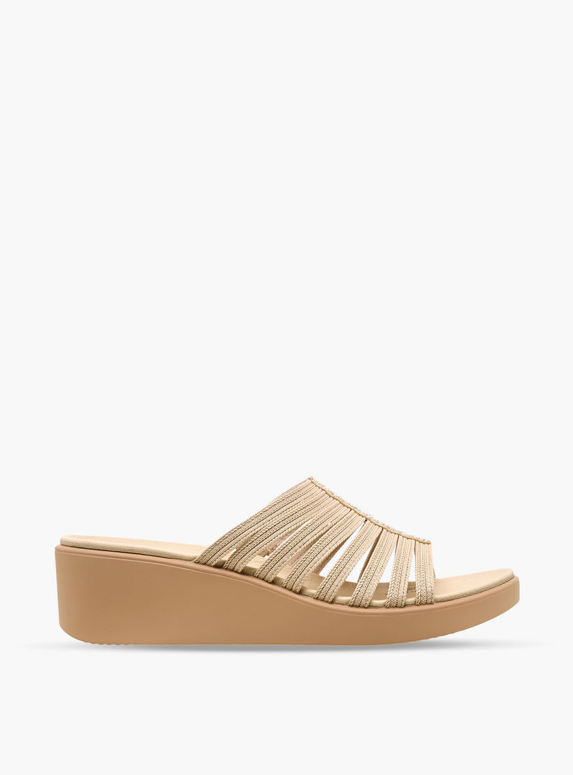 صندل فلاينت بارز الملمس بكعب ويدج للنساء من لو كونفورت-women-shoes-sandals-heeled-image-3