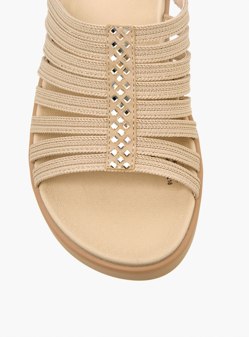 صندل فلاينت بارز الملمس بكعب ويدج للنساء من لو كونفورت-women-shoes-sandals-heeled-image-4