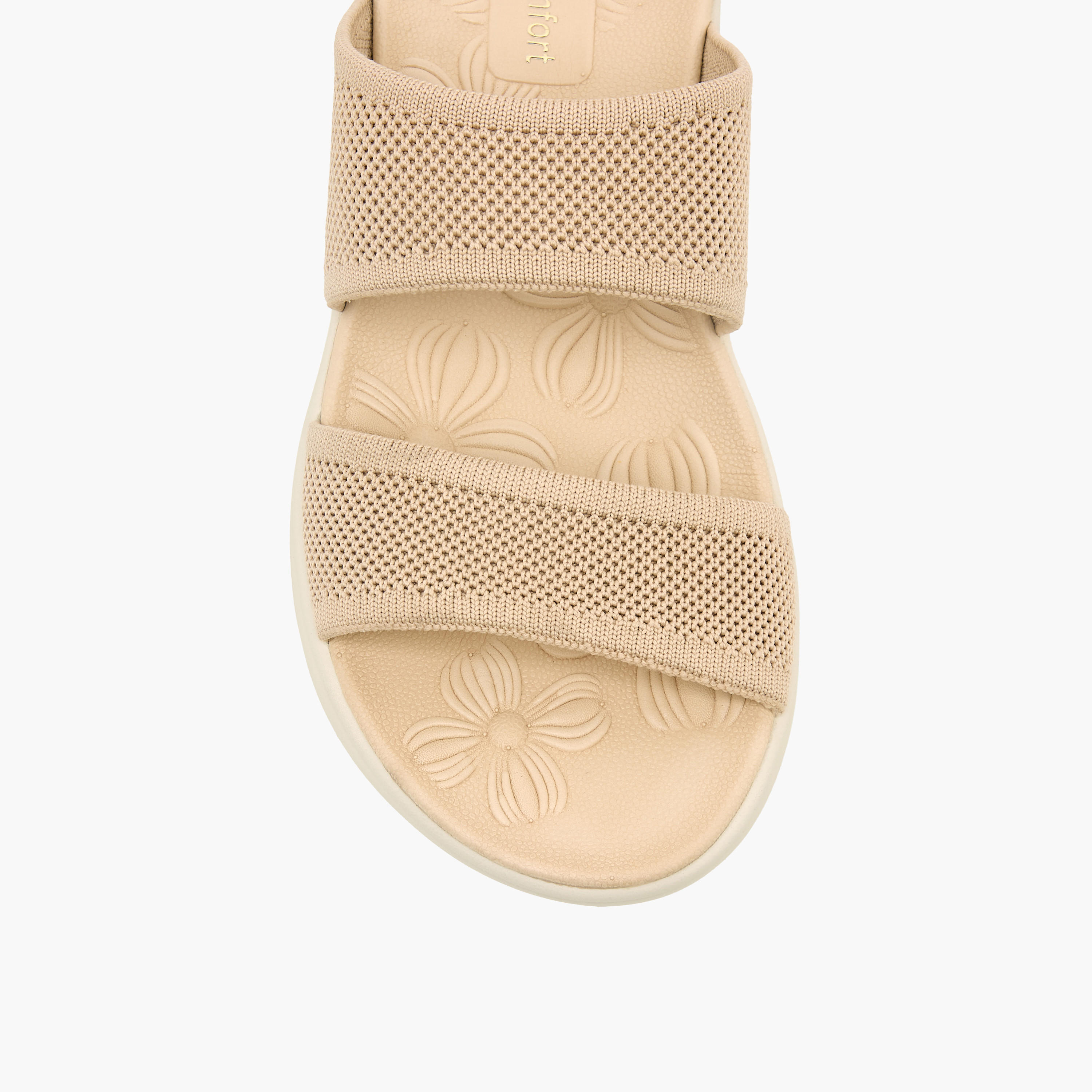 Le Confort Women Textured Flyknit Sandals-women-shoes-flats-sandals-image-4