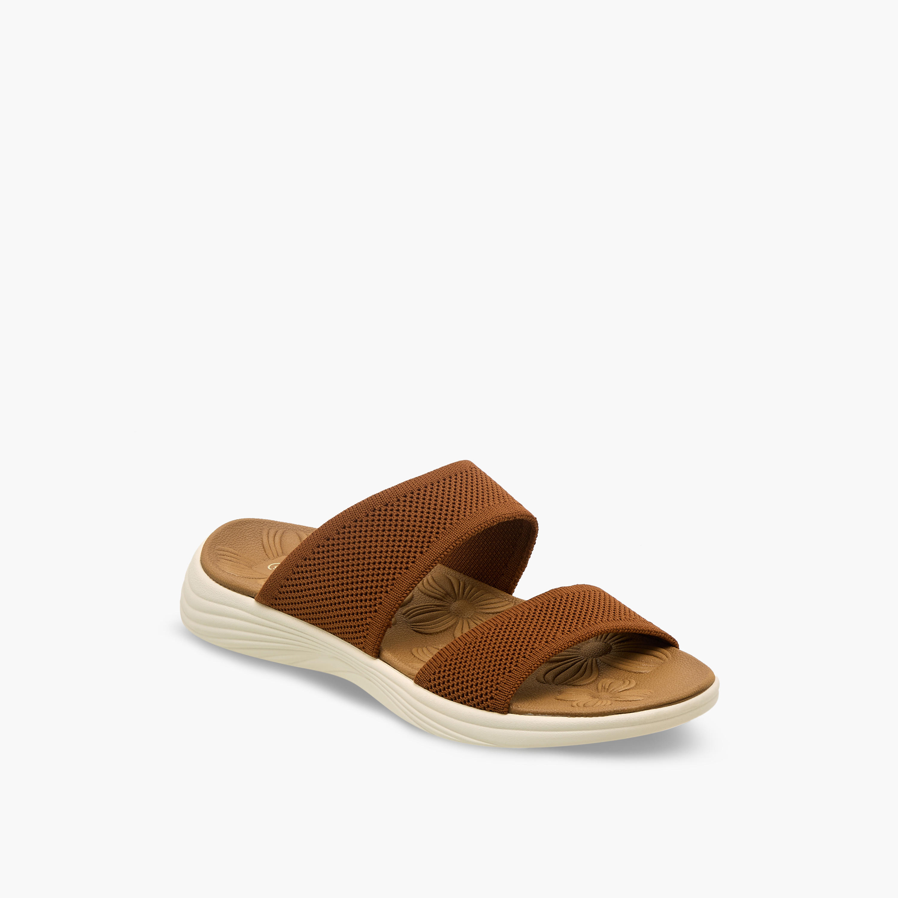 Le Confort Women Textured Flyknit Sandals-women-shoes-flats-sandals-image-2