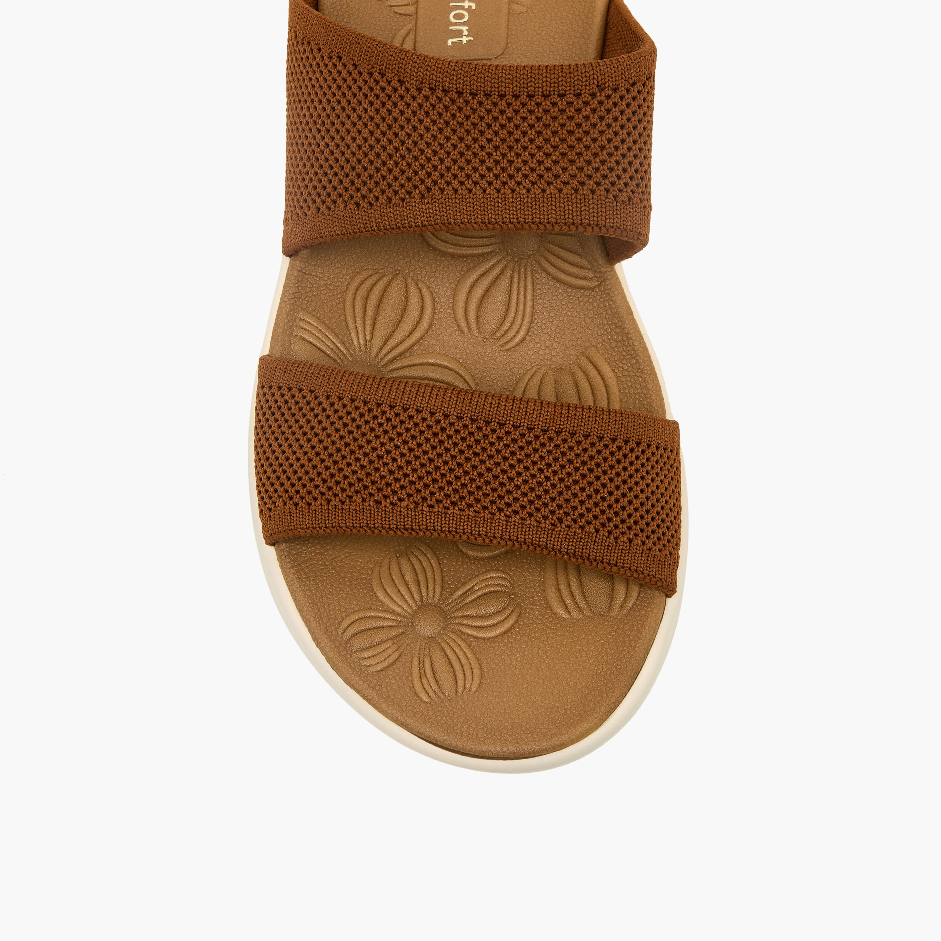 Le Confort Women Textured Flyknit Sandals-women-shoes-flats-sandals-image-4