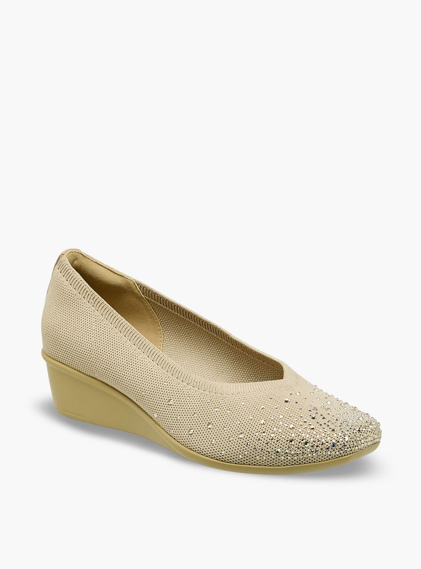 Flora Bella Women Embellished Wedge Heel Shoes-women-shoes-ballerinas-image-2
