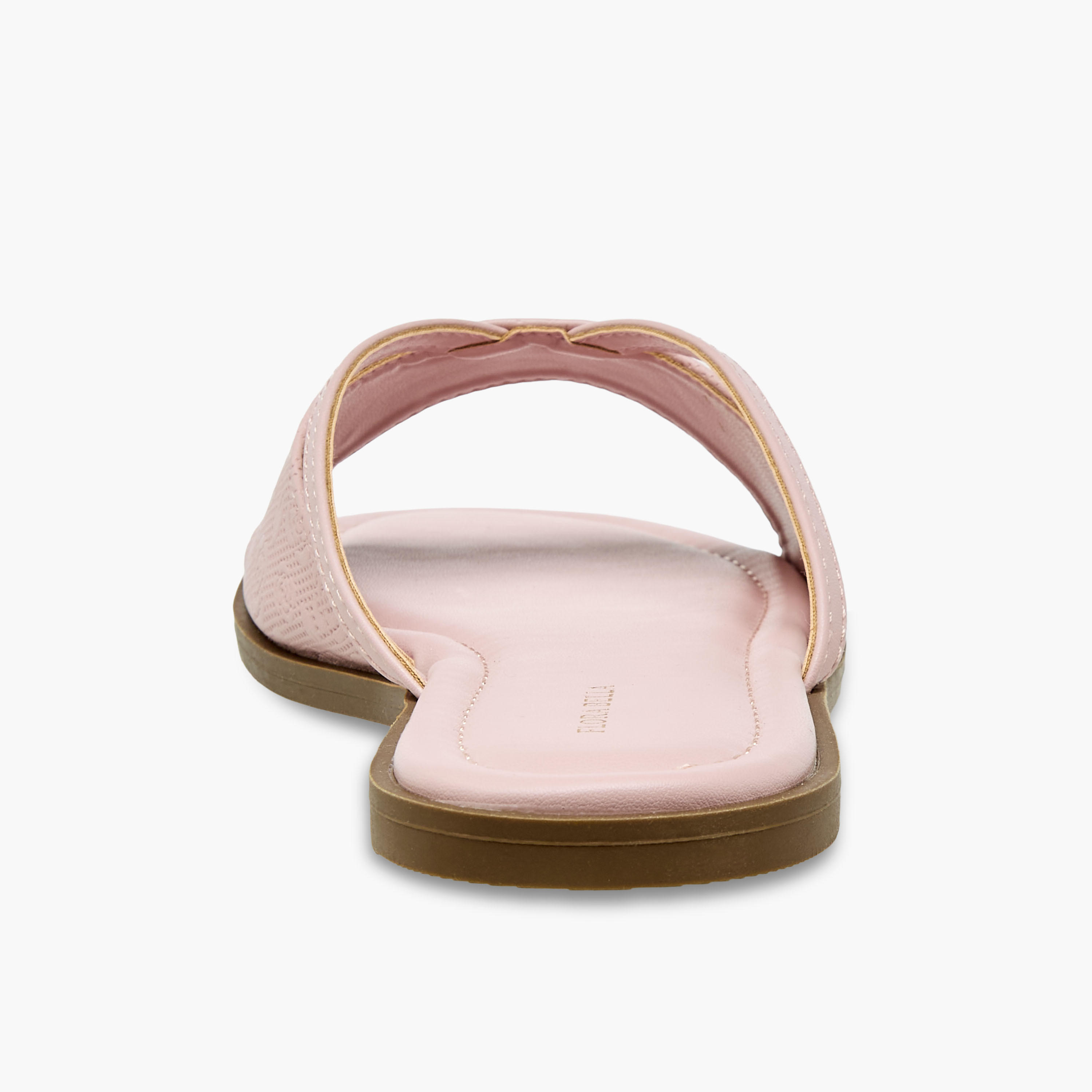 صندل مسطح بارز الملمس وسهل الارتداء للنساء من فلورا بيلا-women-shoes-flats-sandals-image-5