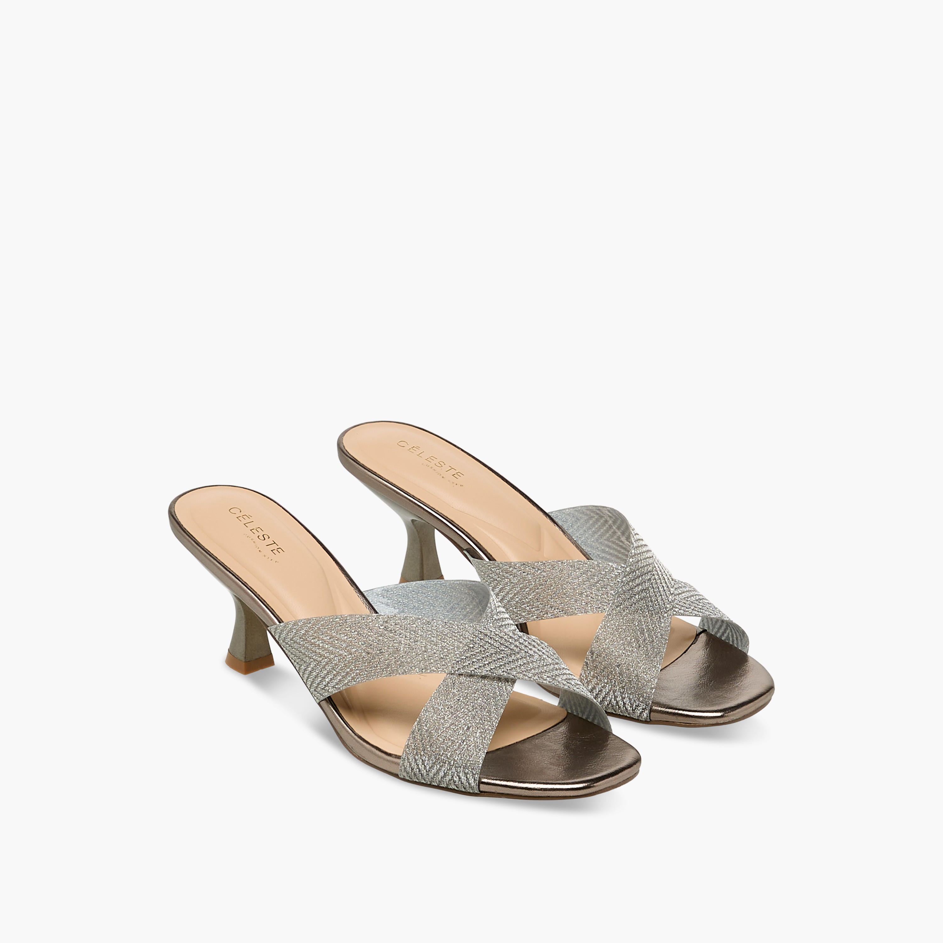 صندل بأحزمة متقاطعة وكعب للنساء من سيليست-women-shoes-sandals-heeled-image-1
