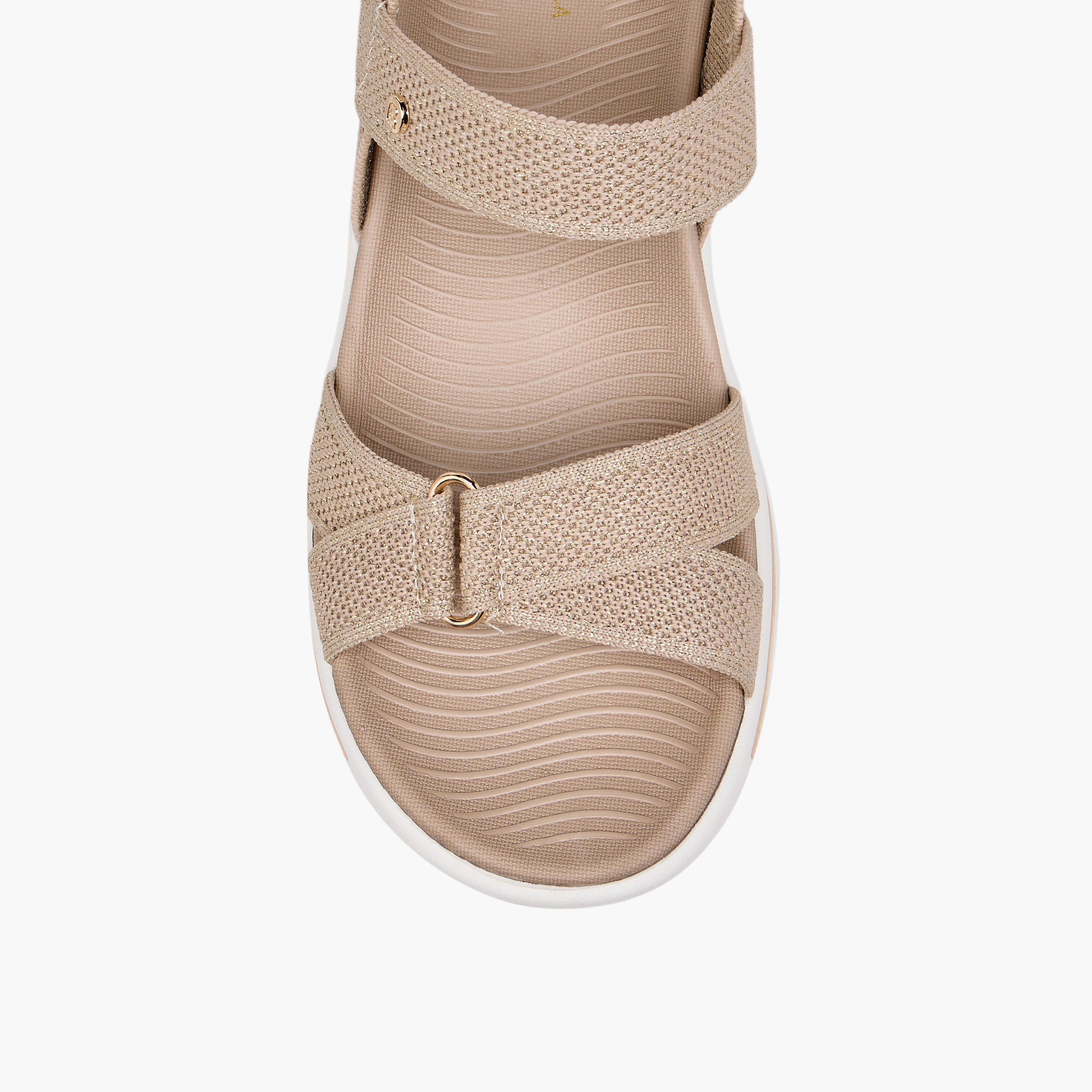 صندل مريح بارز الملمس للنساء من فلورا بيلا-women-shoes-sandals-floaters-image-4