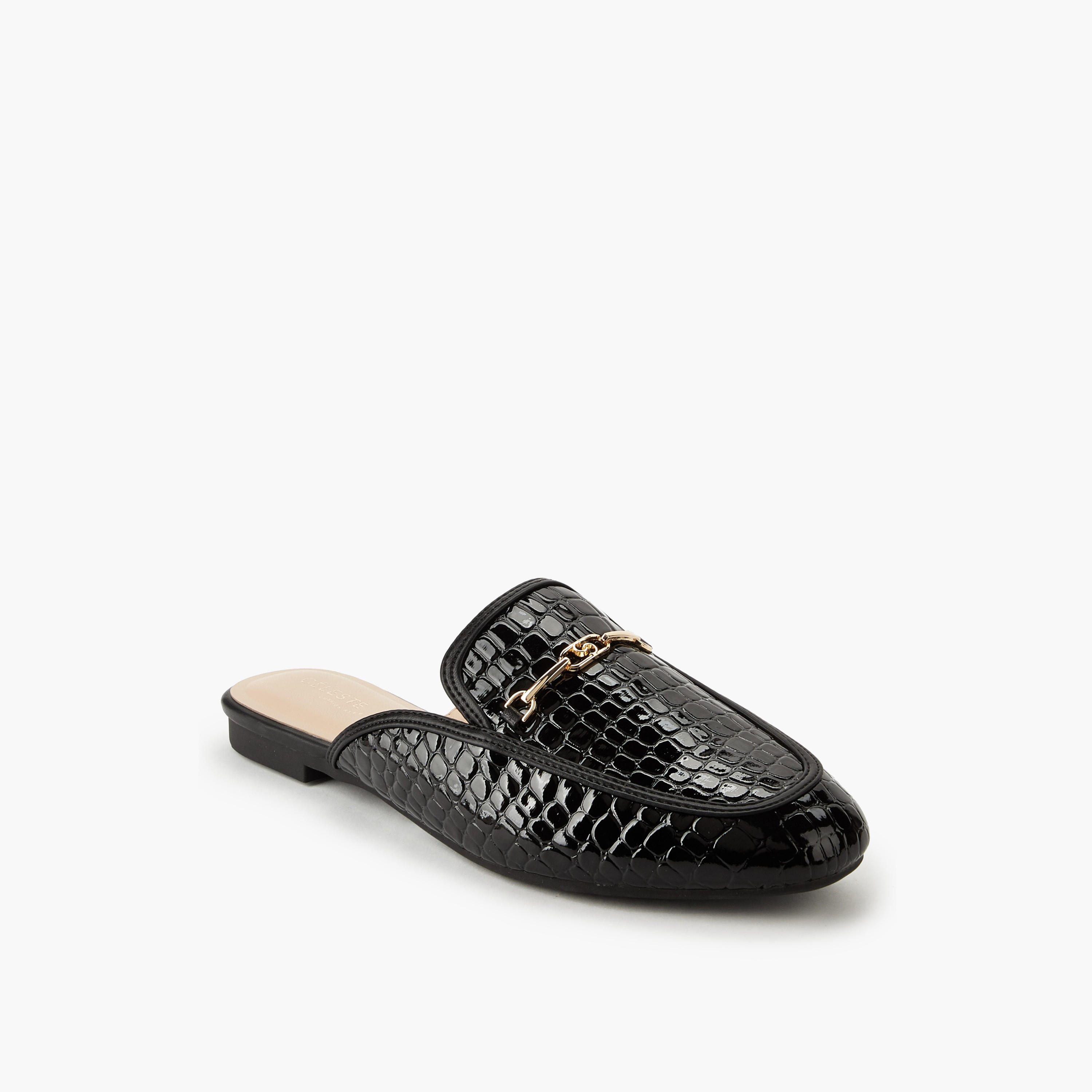 حذاء ميول بارز الملمس للنساء من سيليست-women-shoes-flats-mules-image-2