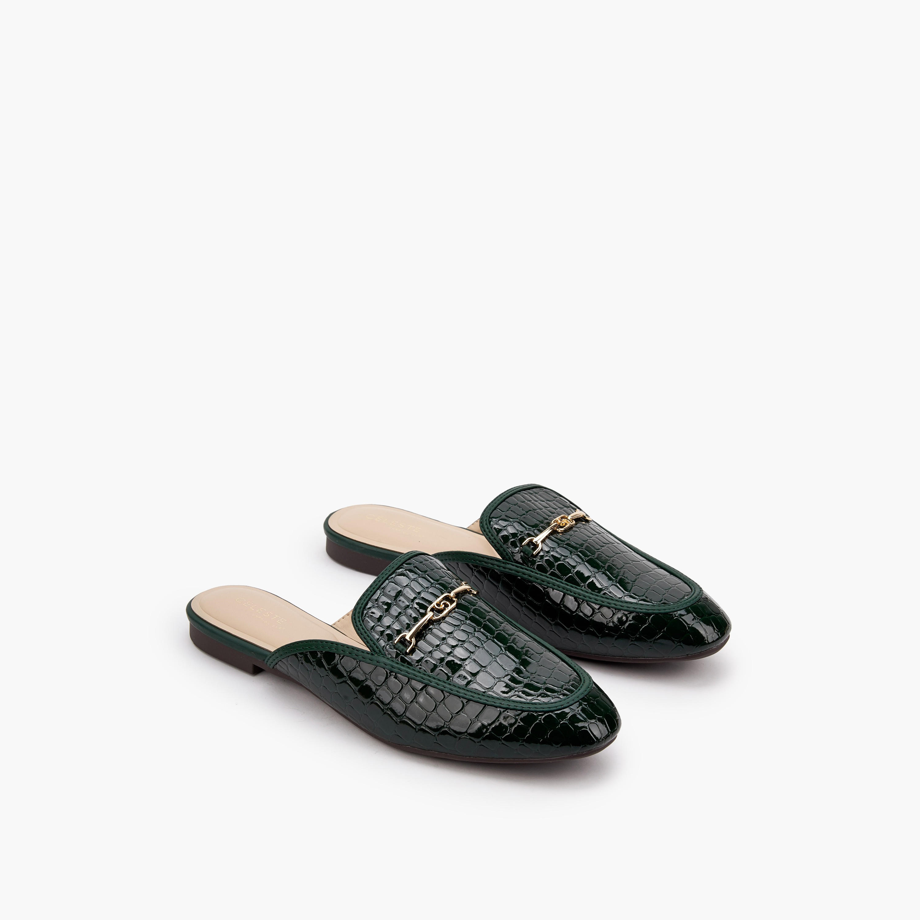 حذاء ميول بارز الملمس للنساء من سيليست-women-shoes-flats-mules-image-1