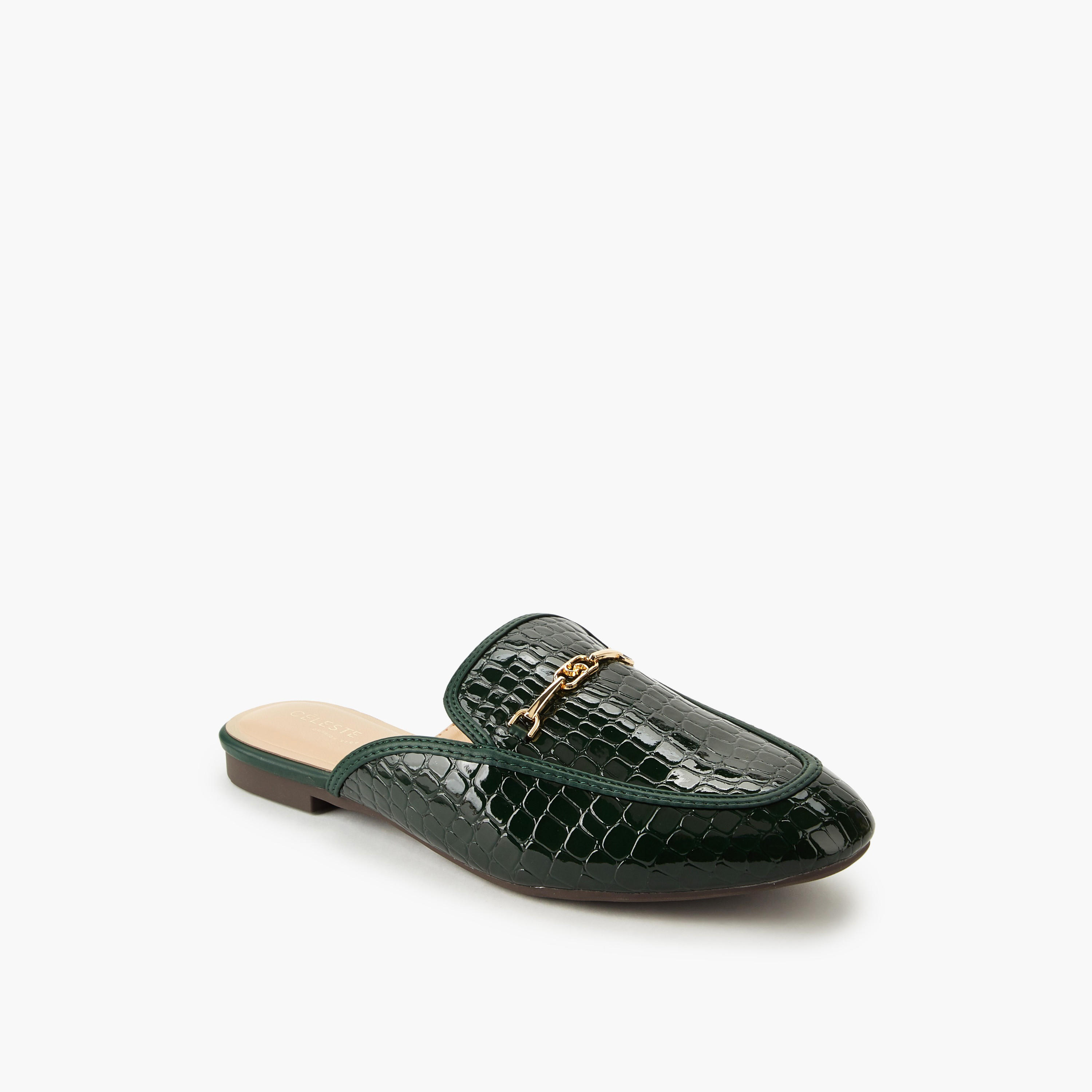 حذاء ميول بارز الملمس للنساء من سيليست-women-shoes-flats-mules-image-2