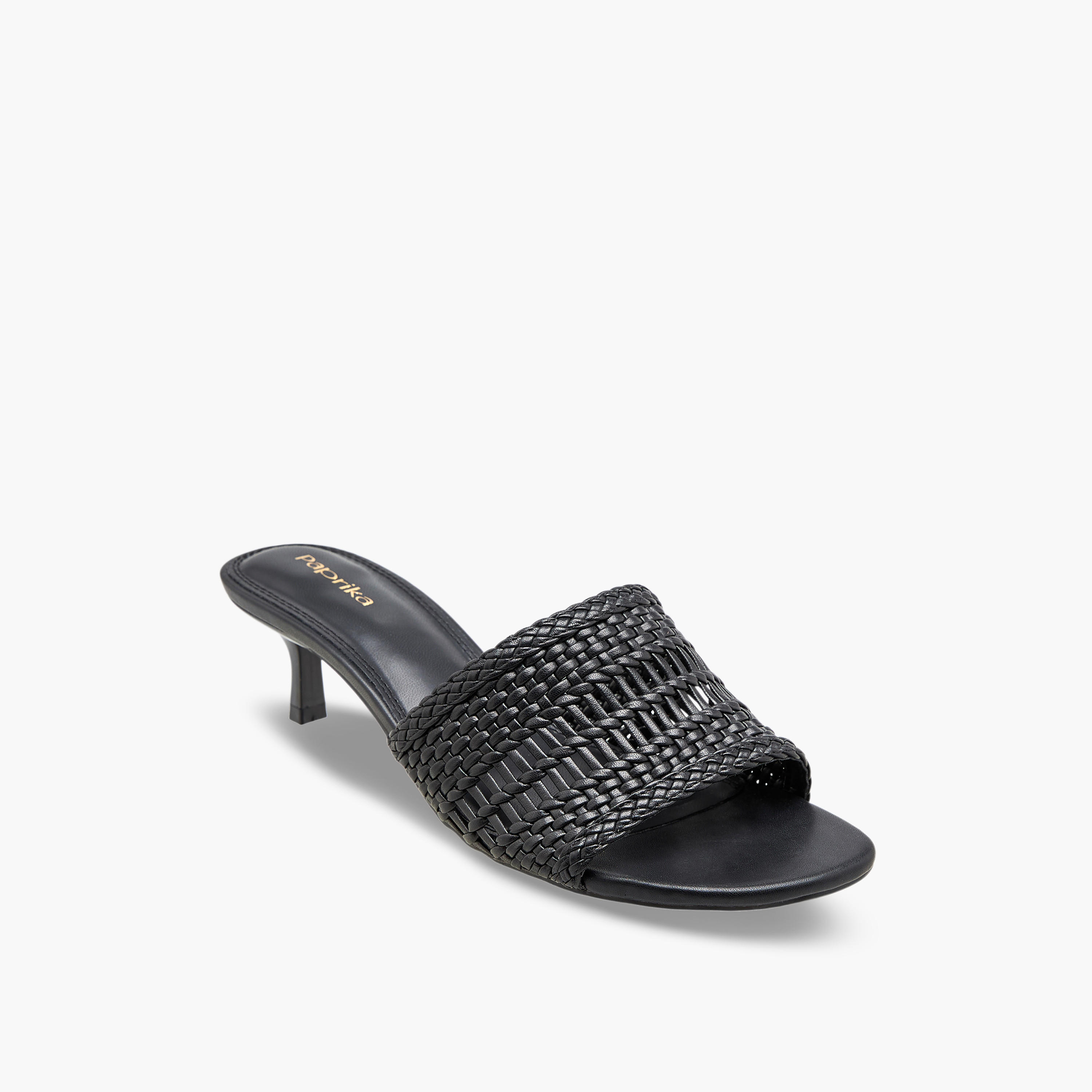 Paprika Women Textured Kitten Heel Sandals-women-shoes-sandals-heeled-image-2