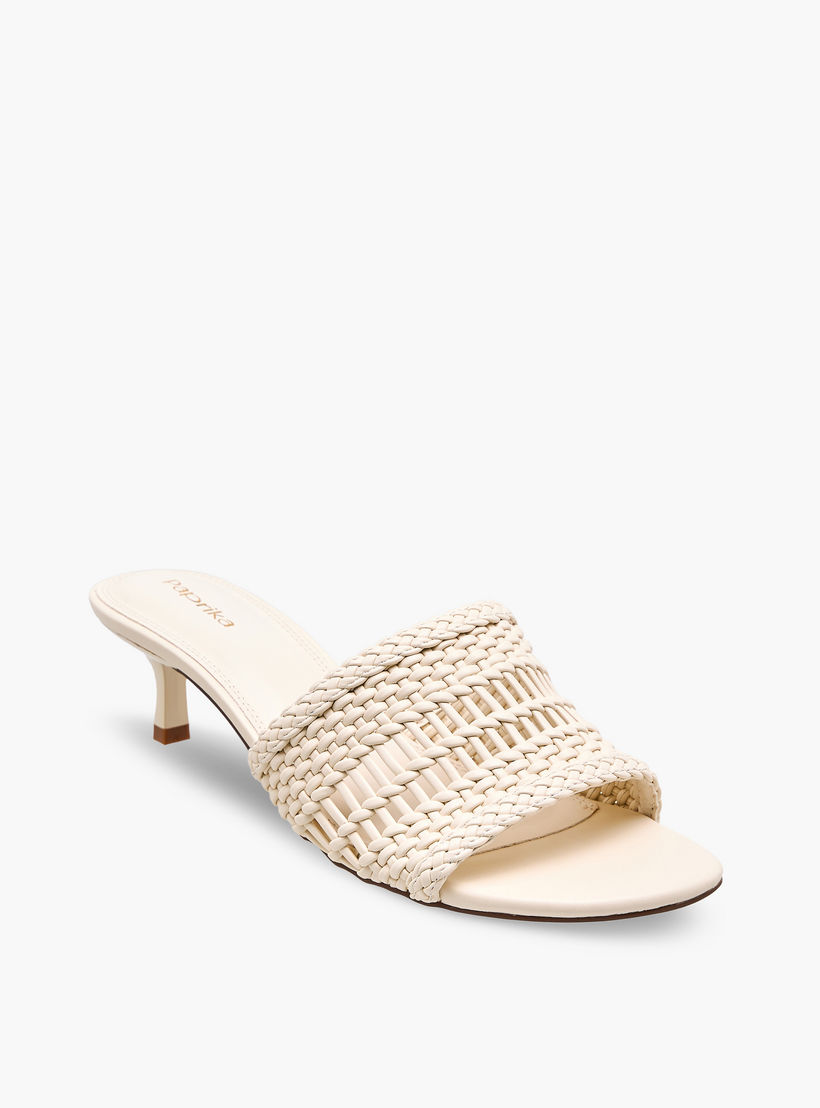 Paprika Women Textured Kitten Heel Sandals-women-shoes-sandals-heeled-image-2
