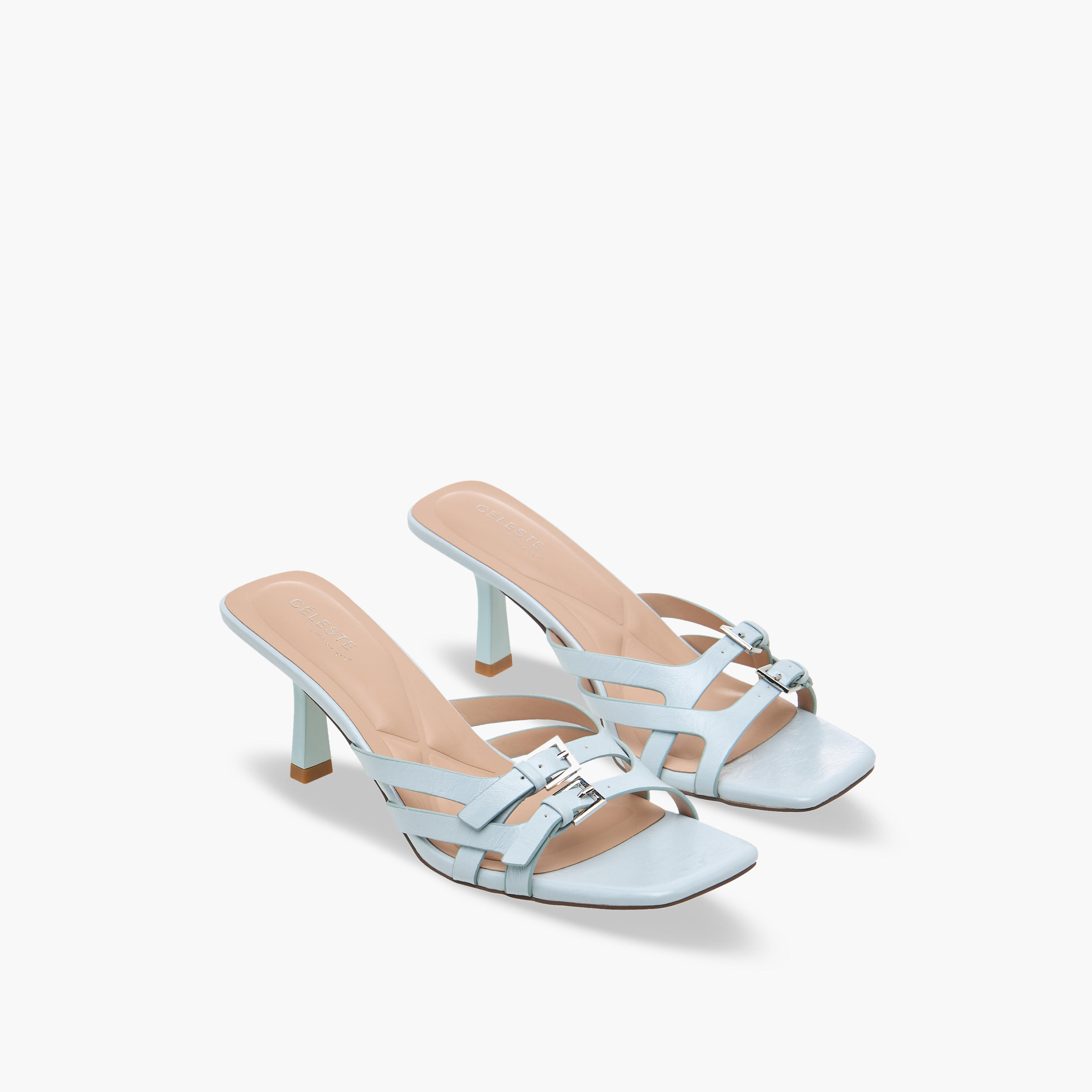Celeste Women Buckle Detail Sandals-women-shoes-sandals-heeled-image-1