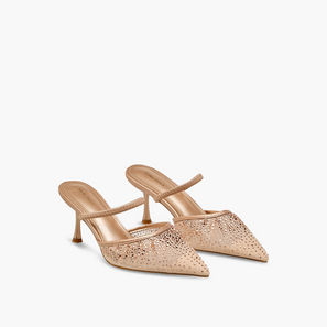 Flora Bella Women Embellished Flared Heel Mules-women-shoes-sandals-image-1