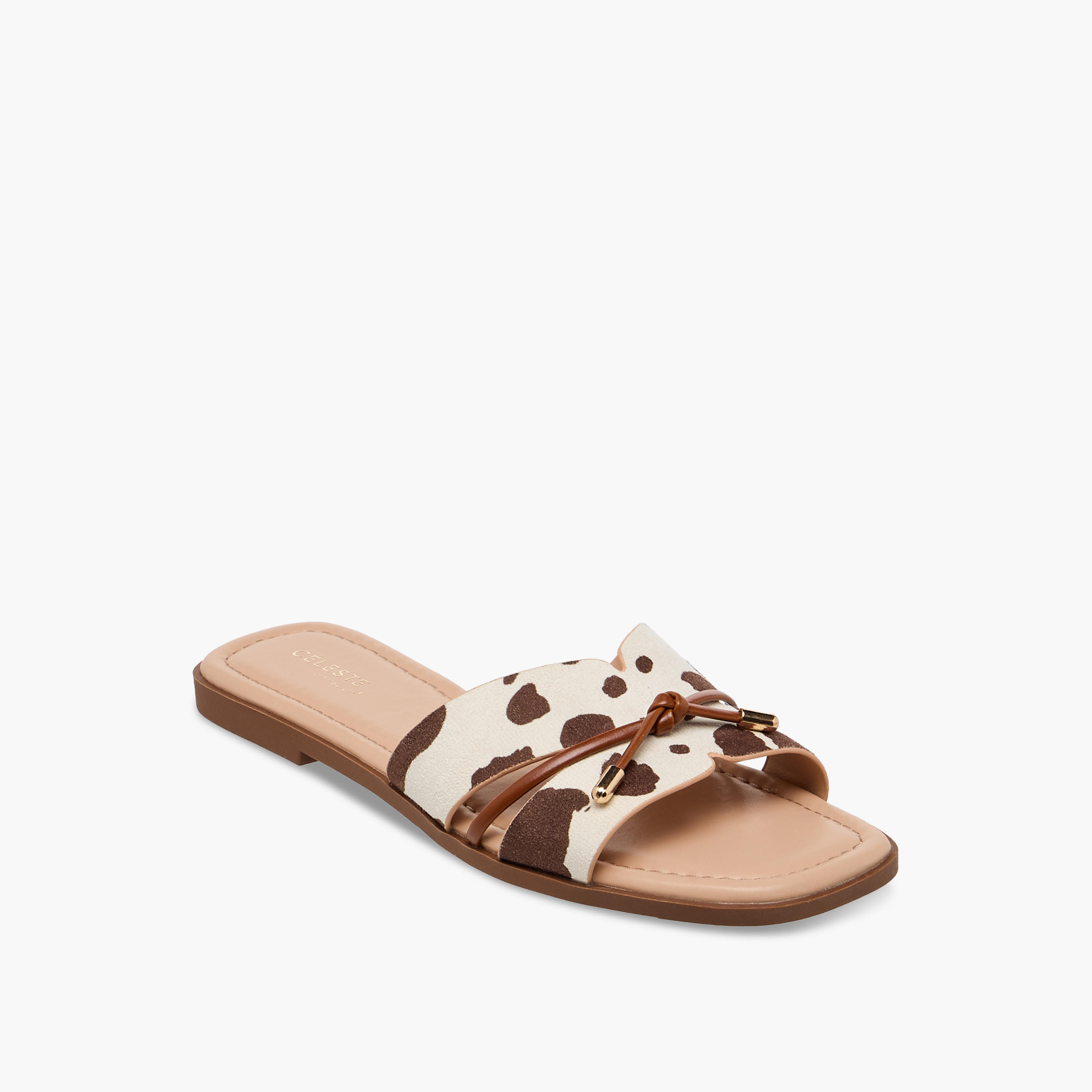 صندل نسائي بطبعات حيوانات من سيليست-women-shoes-flats-sandals-image-2