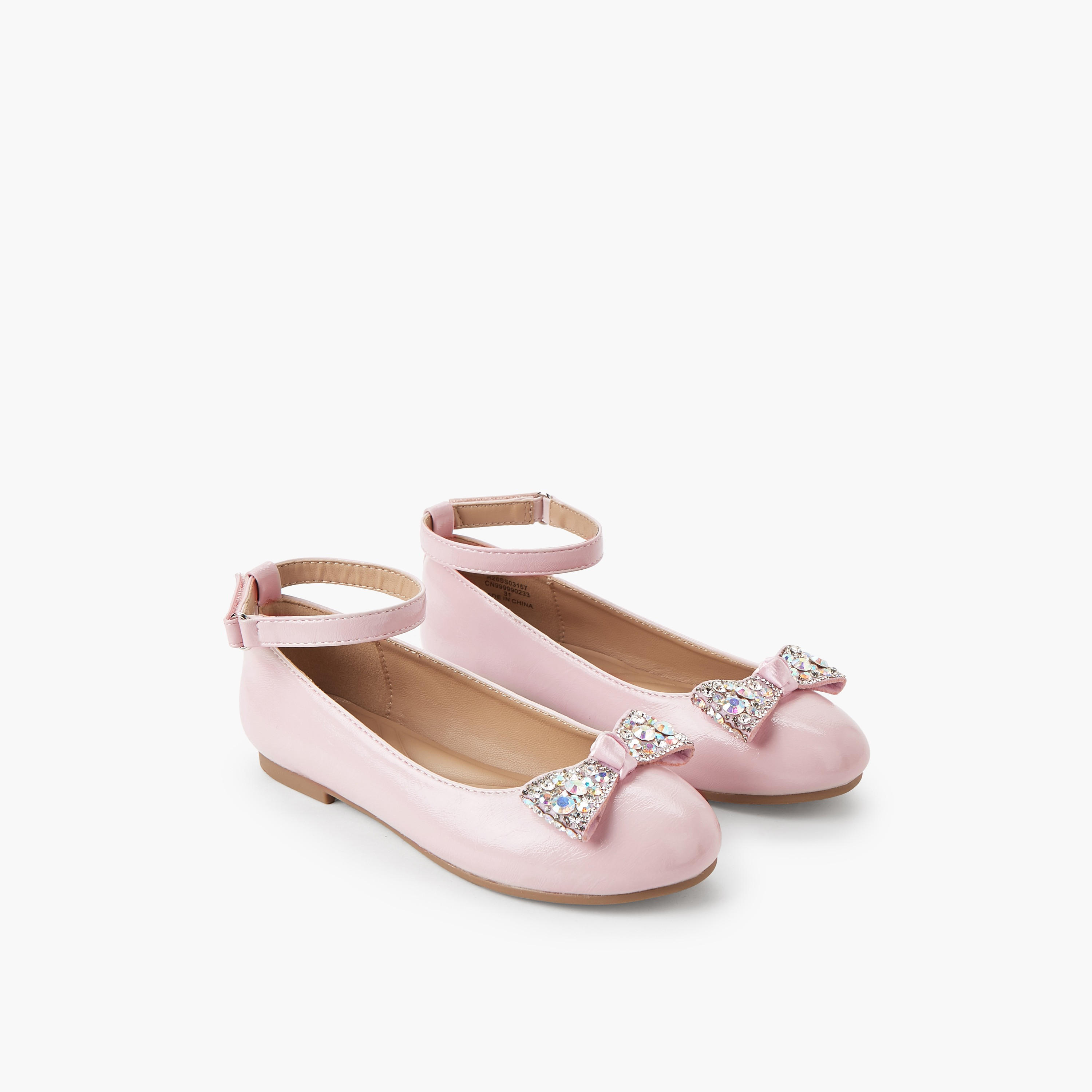 حذاء باليرينا مزين بفيونكة للبنات من سيليست-girls-shoes-ballerinas-image-1