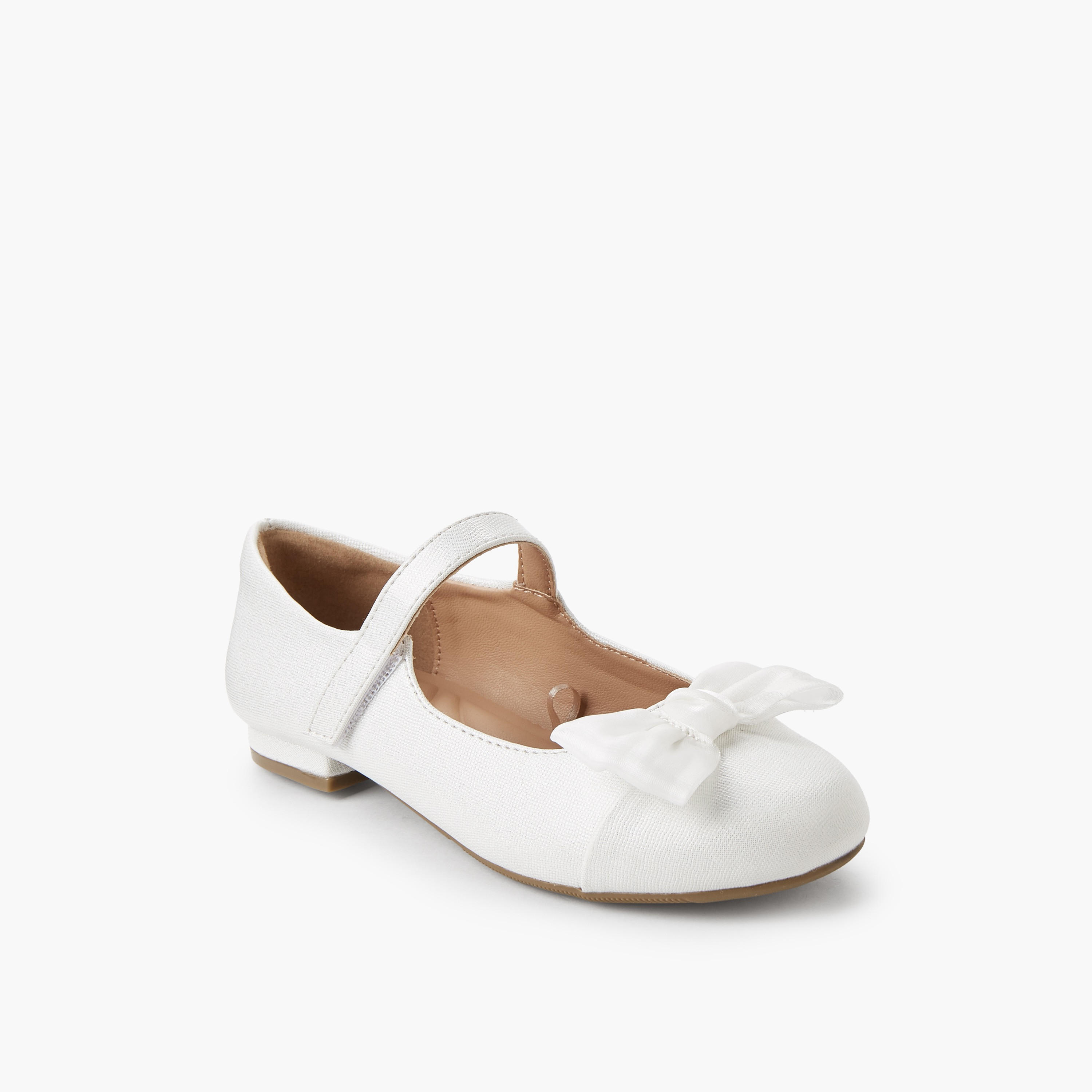 Little Missy Girls Bow Accent Mary Jane Shoes-girls-shoes-maryjanes-image-2