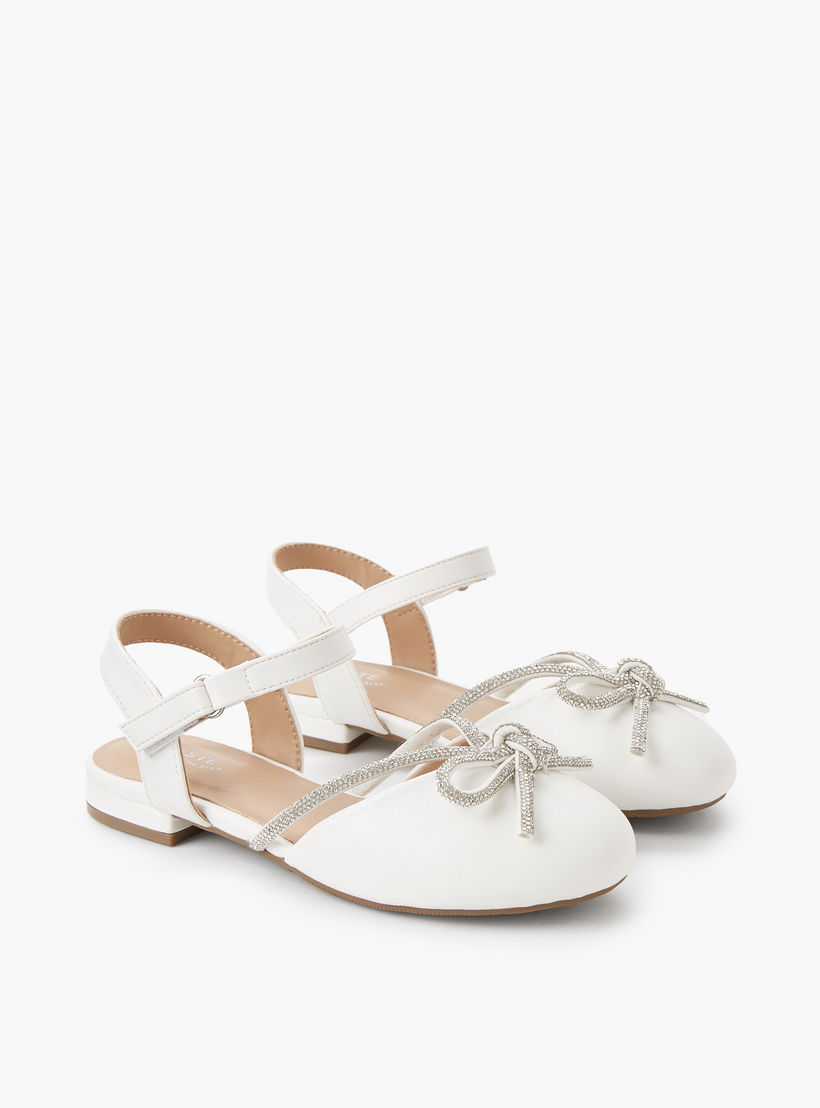 حذاء باليرينا بشريط إغلاق لاصق للبنات من سيليست-girls-shoes-ballerinas-image-1