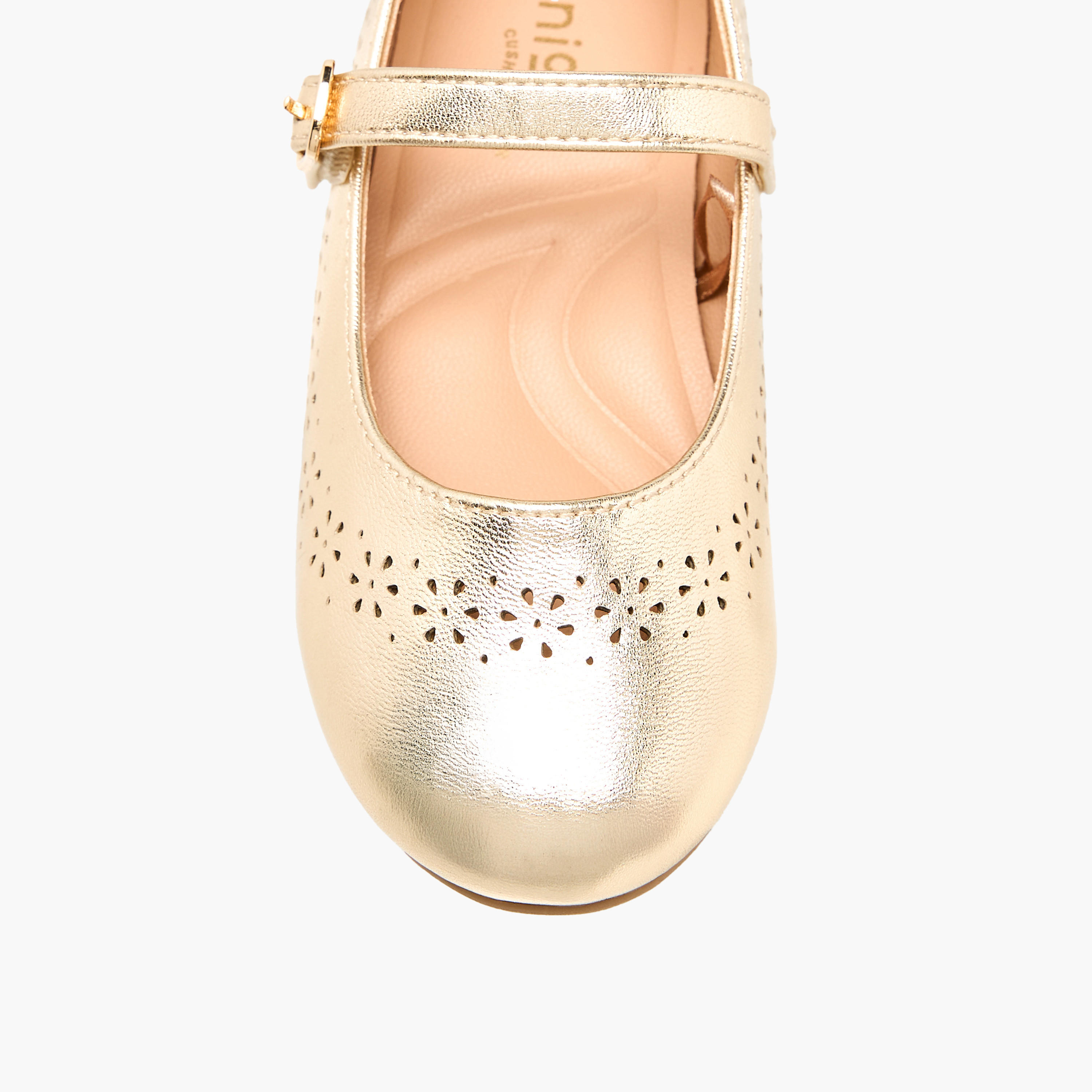 Juniors Girls Laser Cut Detail Mary Jane Shoes-girls-shoes-maryjanes-image-4