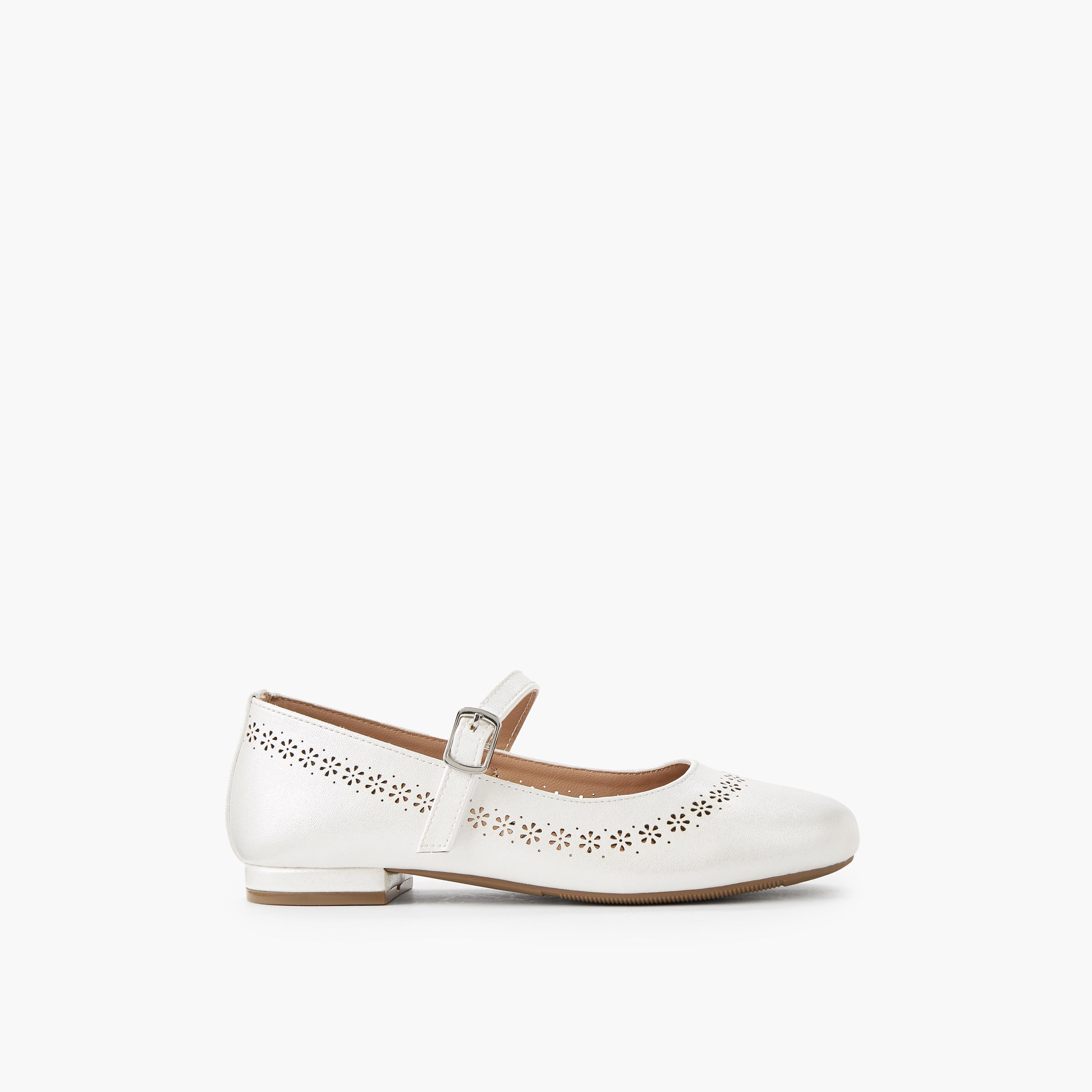 حذاء باليرينا بتصميم مفرغ للبنات من ليتل ميسي-girls-shoes-maryjanes-image-3