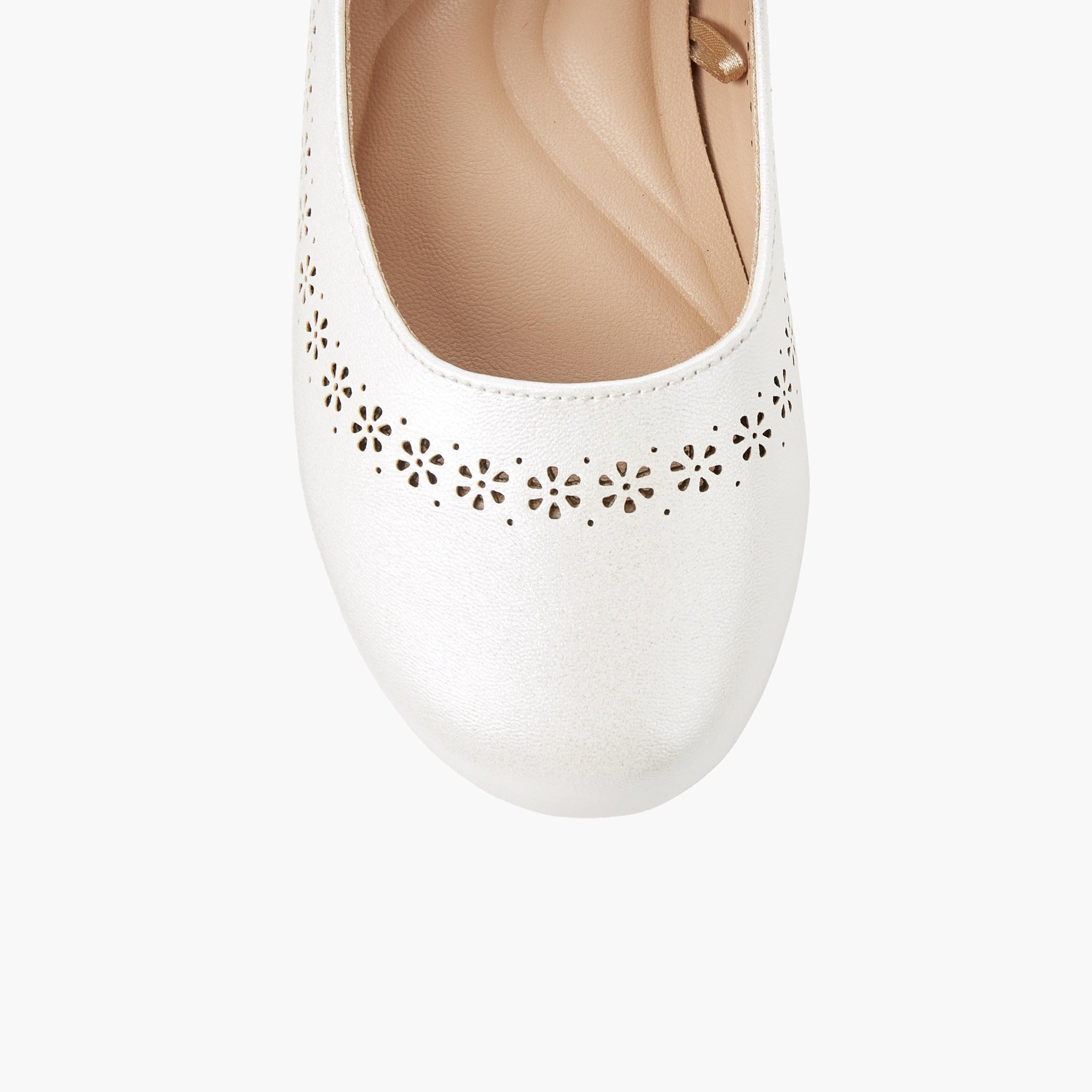 حذاء باليرينا بتصميم مفرغ للبنات من ليتل ميسي-girls-shoes-maryjanes-image-5