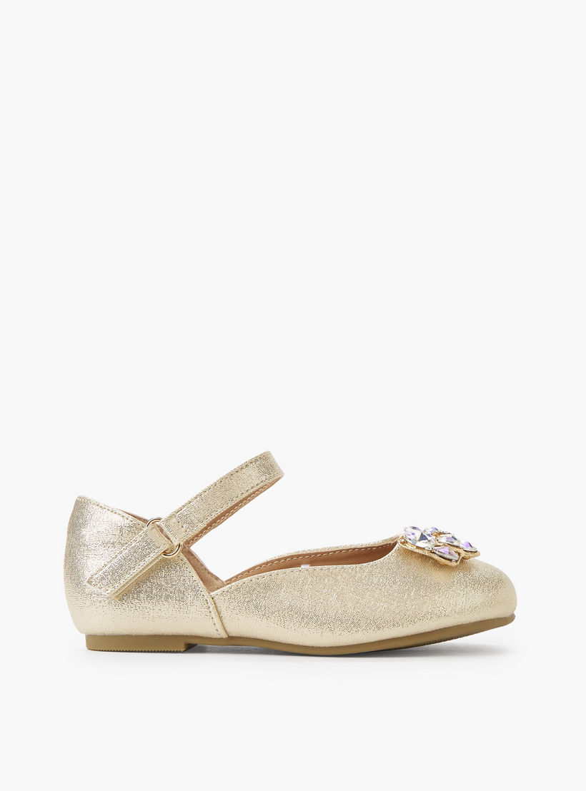حذاء باليرينا للبنات بشريط إغلاق لاصق من سيليست-girls-shoes-ballerinas-image-3