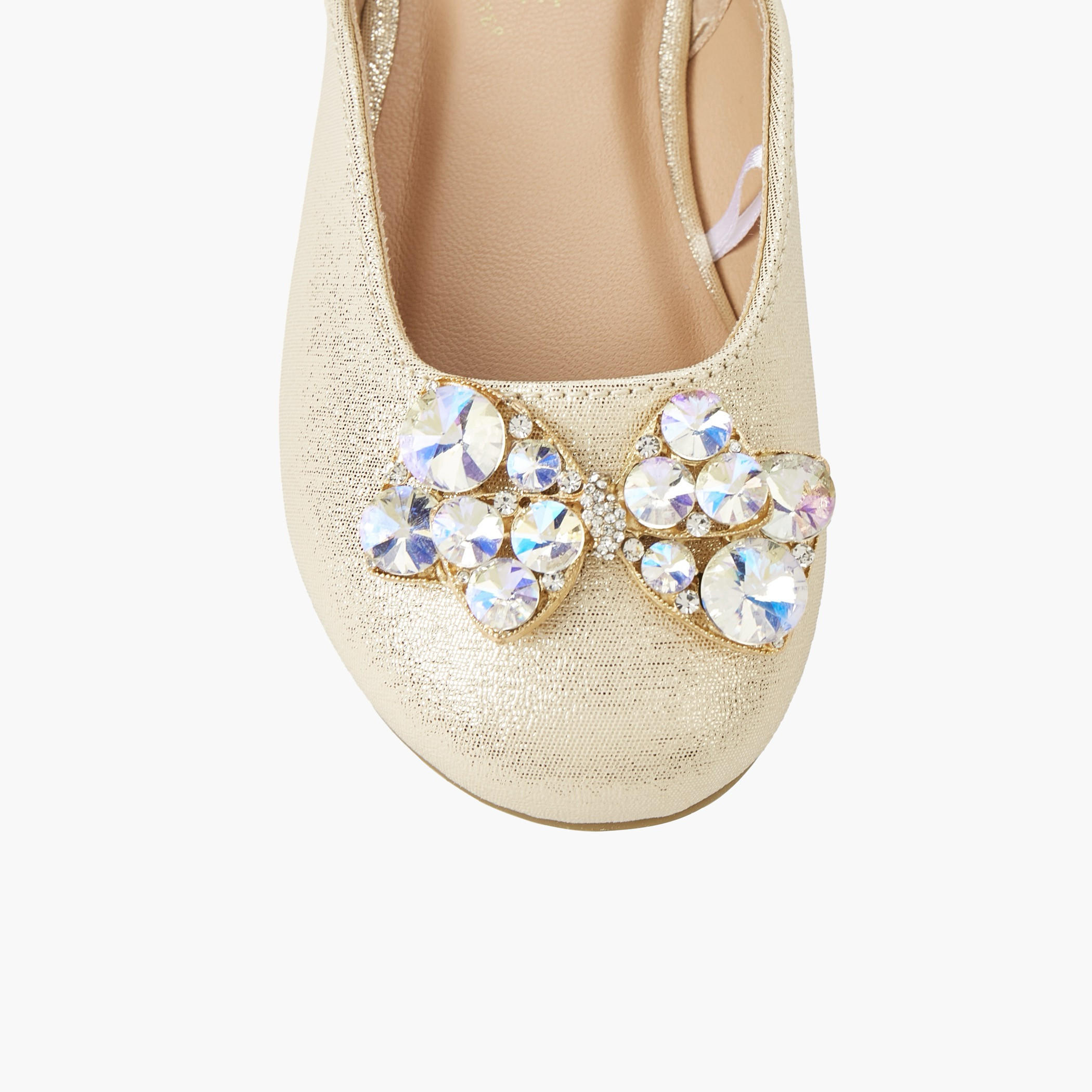 حذاء باليرينا للبنات بشريط إغلاق لاصق من سيليست-girls-shoes-ballerinas-image-5