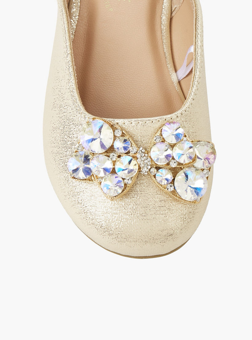 حذاء باليرينا للبنات بشريط إغلاق لاصق من سيليست-girls-shoes-ballerinas-image-5