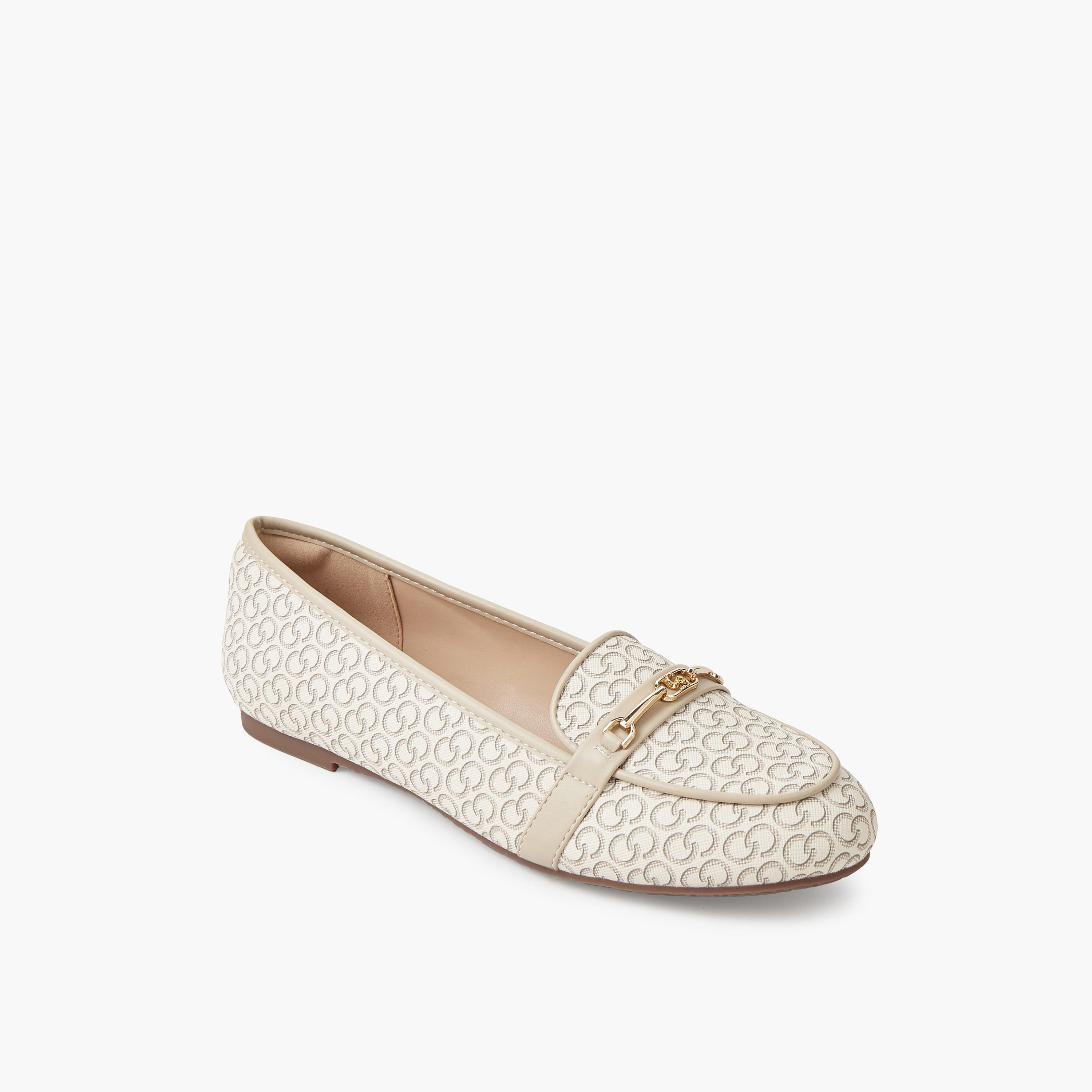 Celeste Women Monogram Print Loafers-women-shoes-loafersandmoccasins-image-2