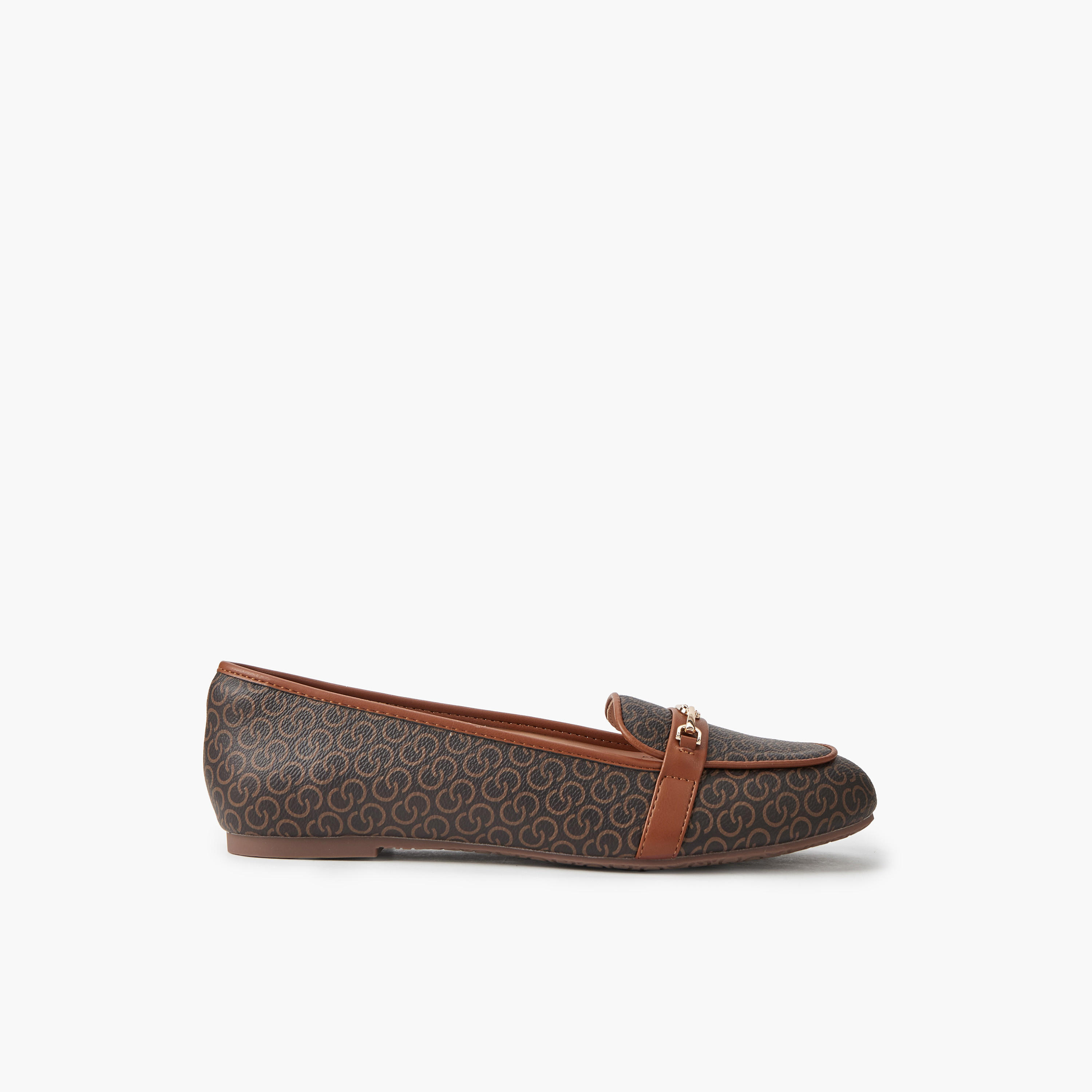 Celeste Women Monogram Print Loafers-women-shoes-loafersandmoccasins-image-3