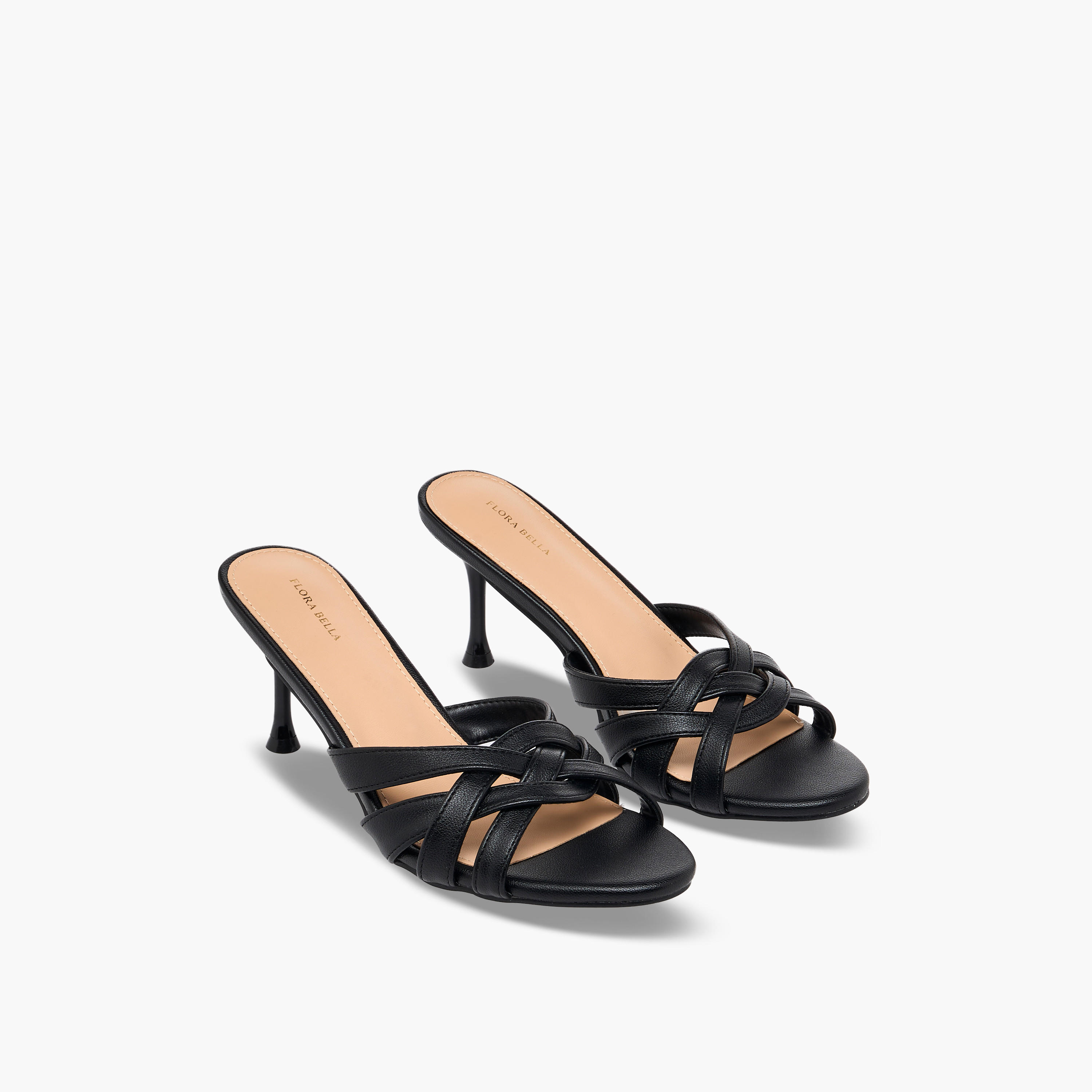 Flora Bella Women Flared Heel Slip-On Sandals-women-shoes-sandals-heeled-image-1