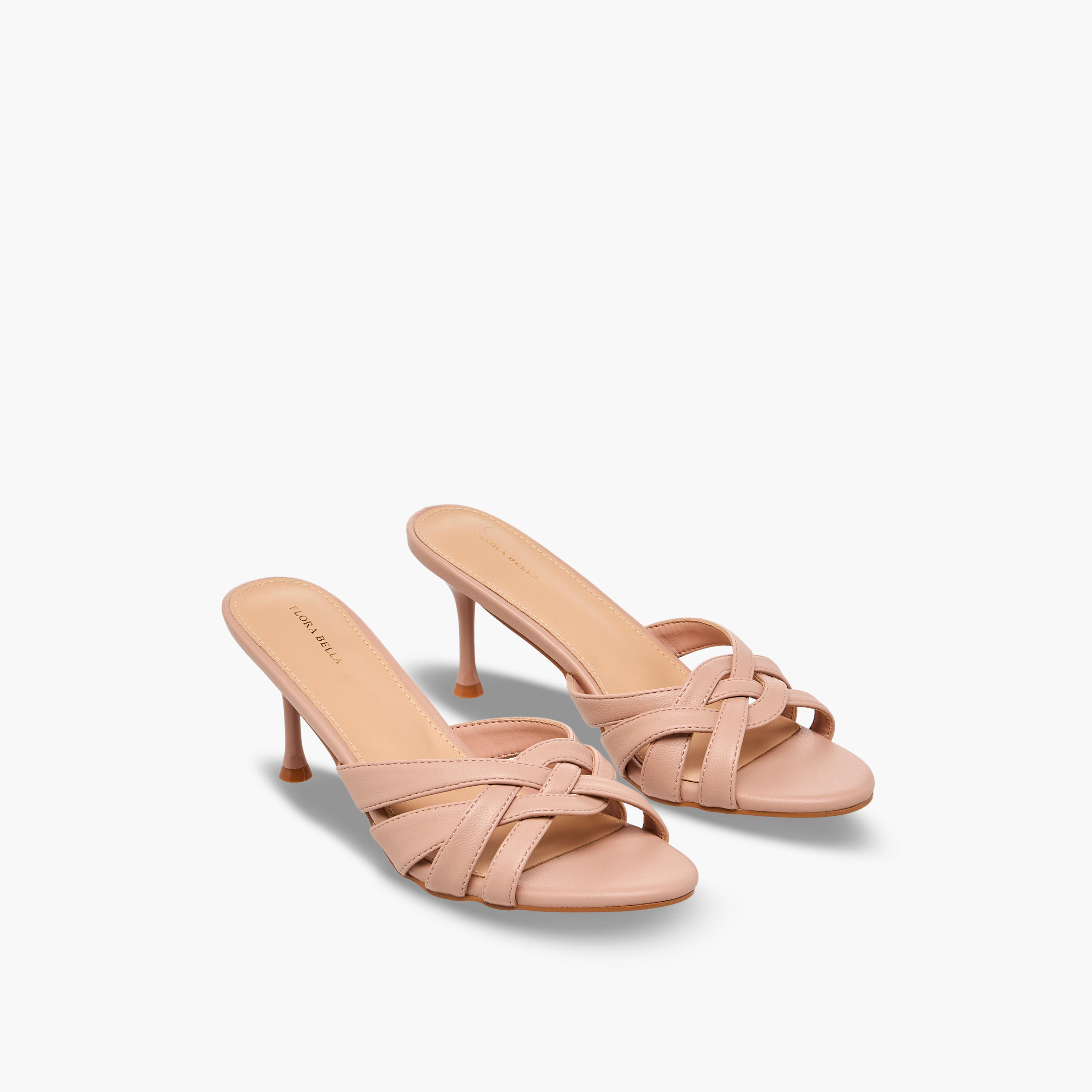 Flora Bella Women Flared Heel Slip-On Sandals-women-shoes-sandals-heeled-image-1