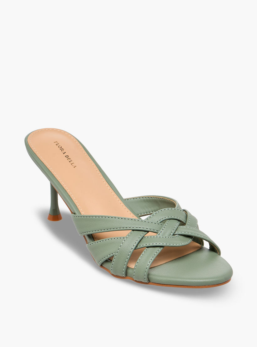 Flora Bella Women Flared Heel Slip-On Sandals-women-shoes-sandals-heeled-image-2