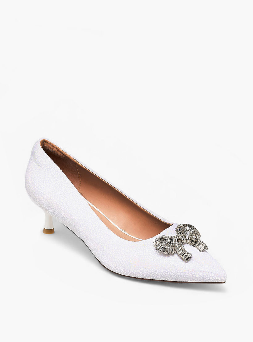 حذاء بومب مزين بفيونكة للنساء من سيليست-women-shoes-heels-image-2