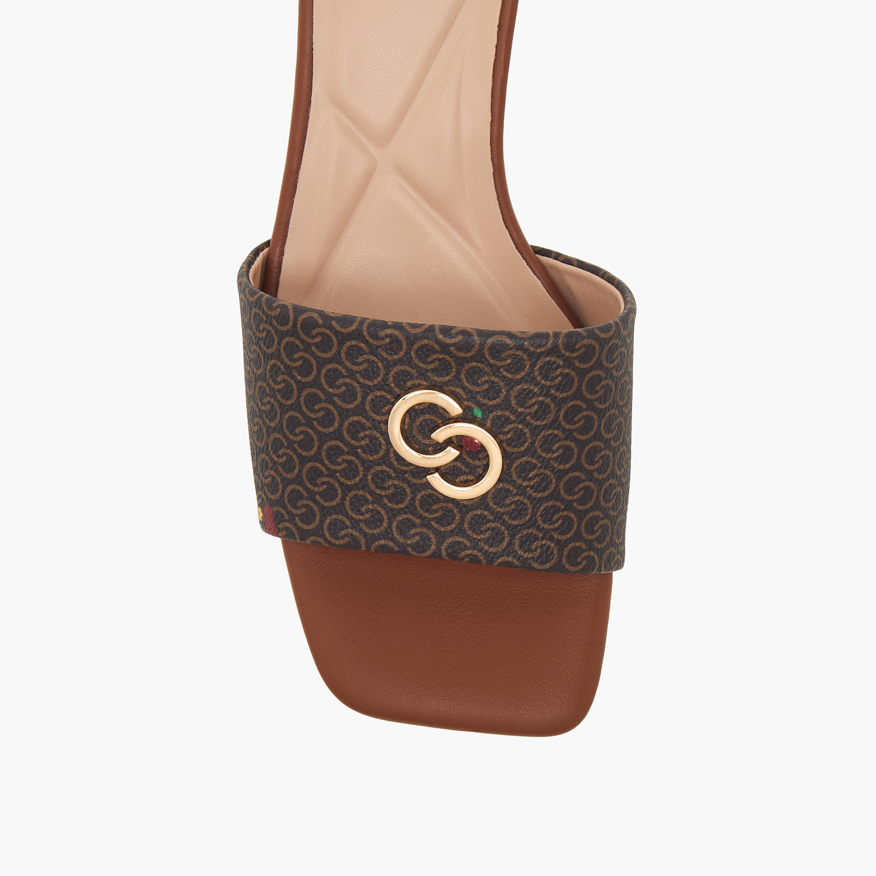 Celeste Women Monogram Print Block Heel Sandals-women-shoes-sandals-heeled-image-4