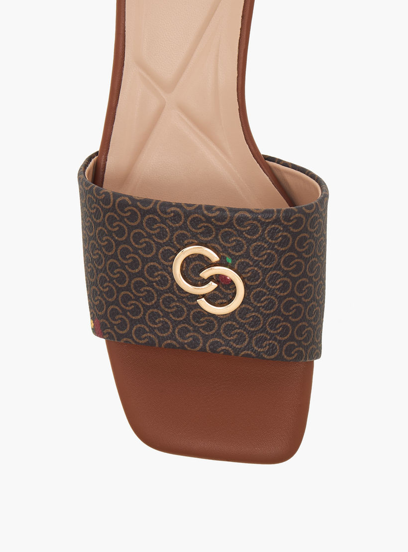 Celeste Women Monogram Print Block Heel Sandals-women-shoes-sandals-heeled-image-4