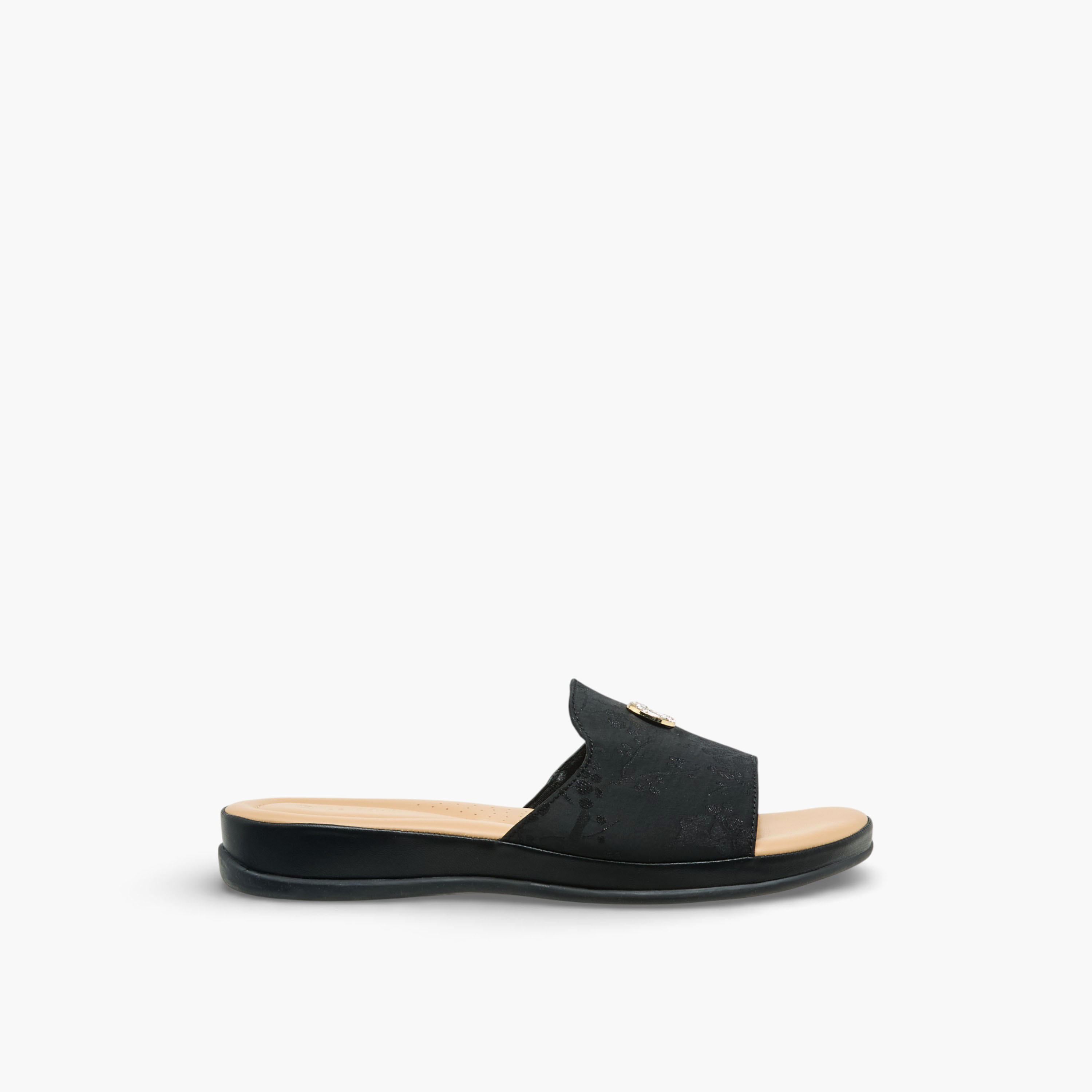 Le Confort Women Embellished Slide Sandals-women-shoes-flats-sandals-image-3