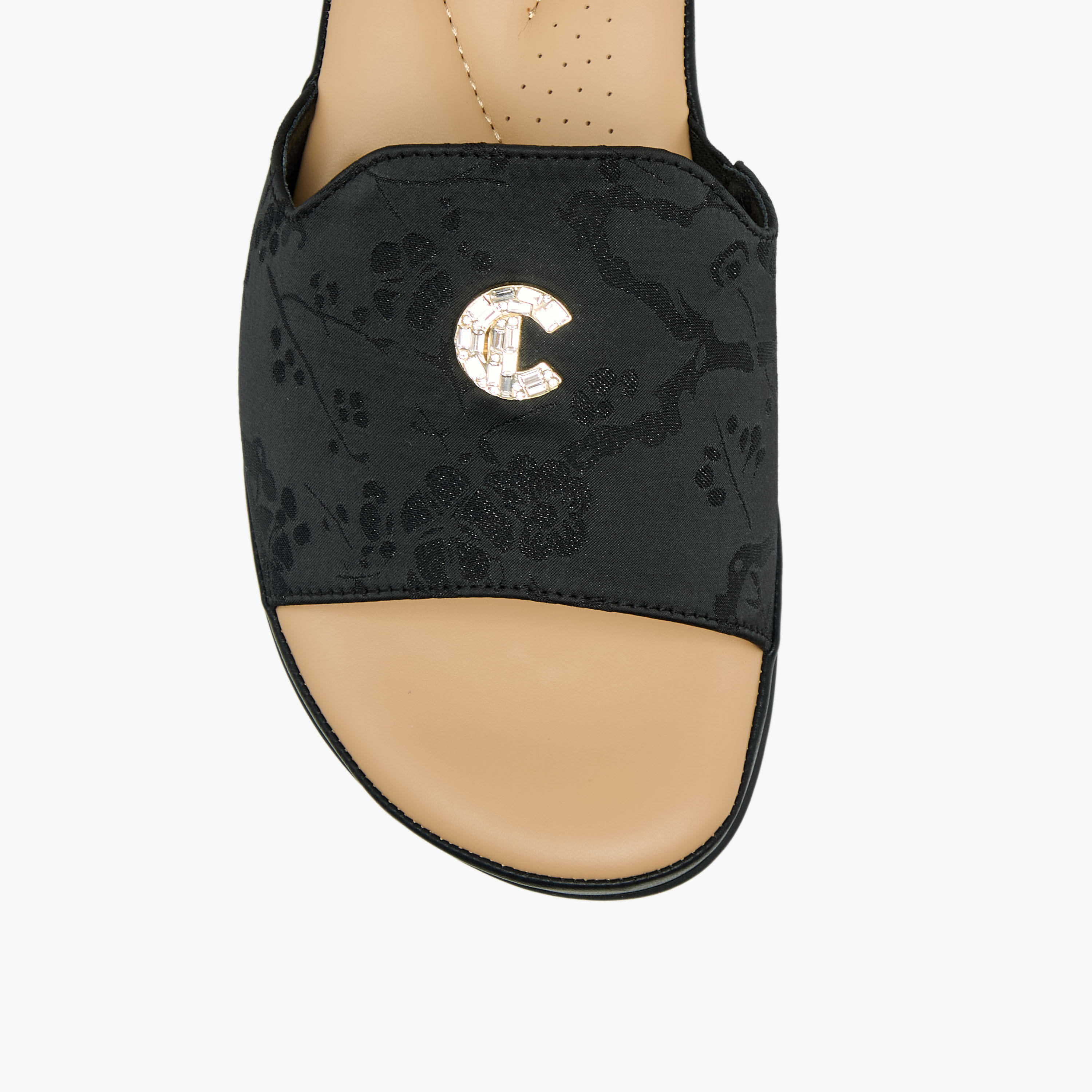 Le Confort Women Embellished Slide Sandals-women-shoes-flats-sandals-image-4