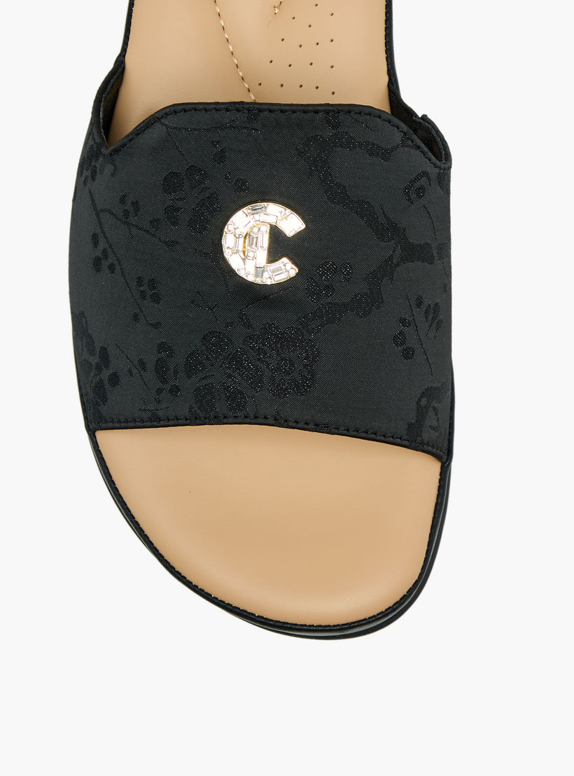 Le Confort Women Embellished Slide Sandals-women-shoes-flats-sandals-image-4